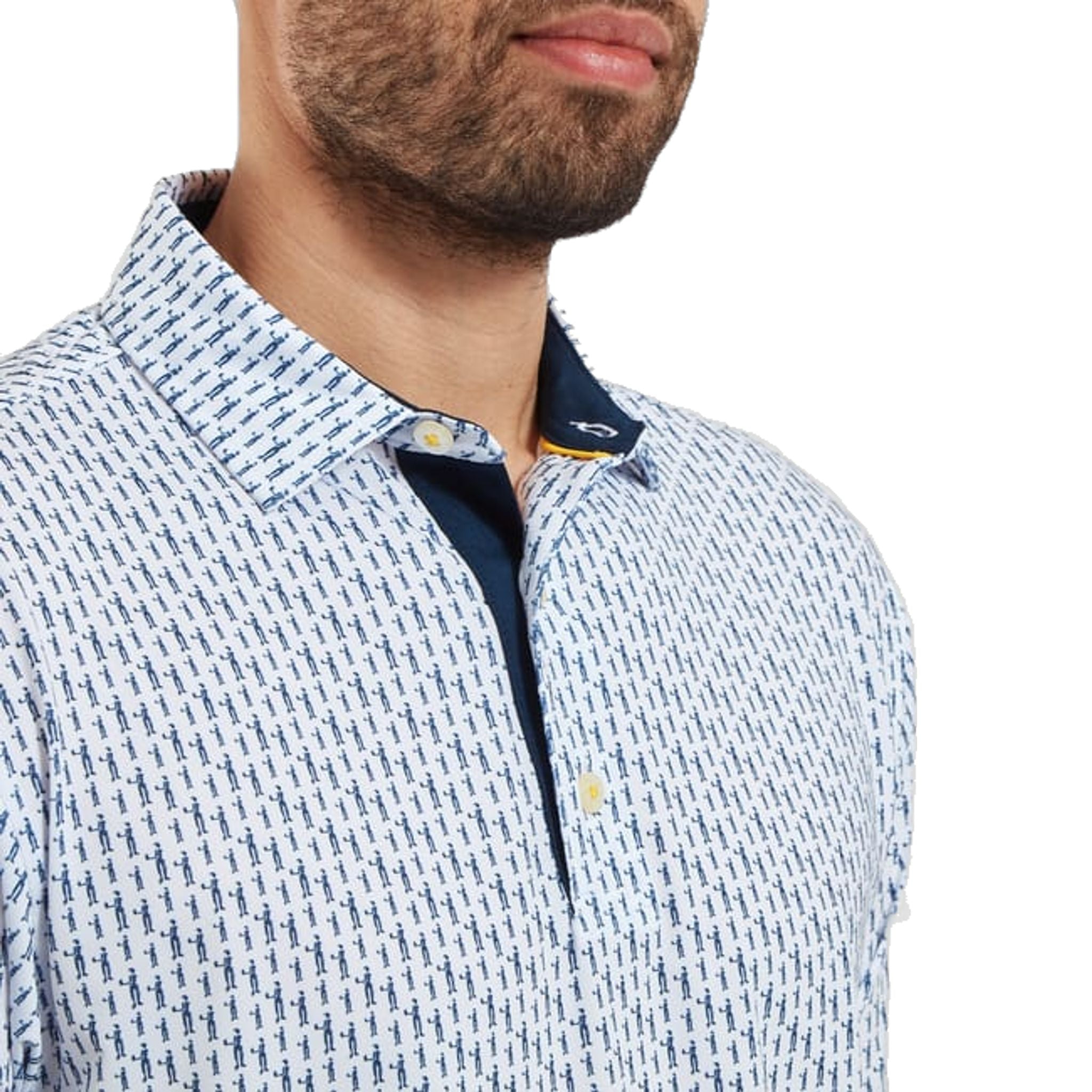 Polo Footjoy à imprimé silhouette pour homme