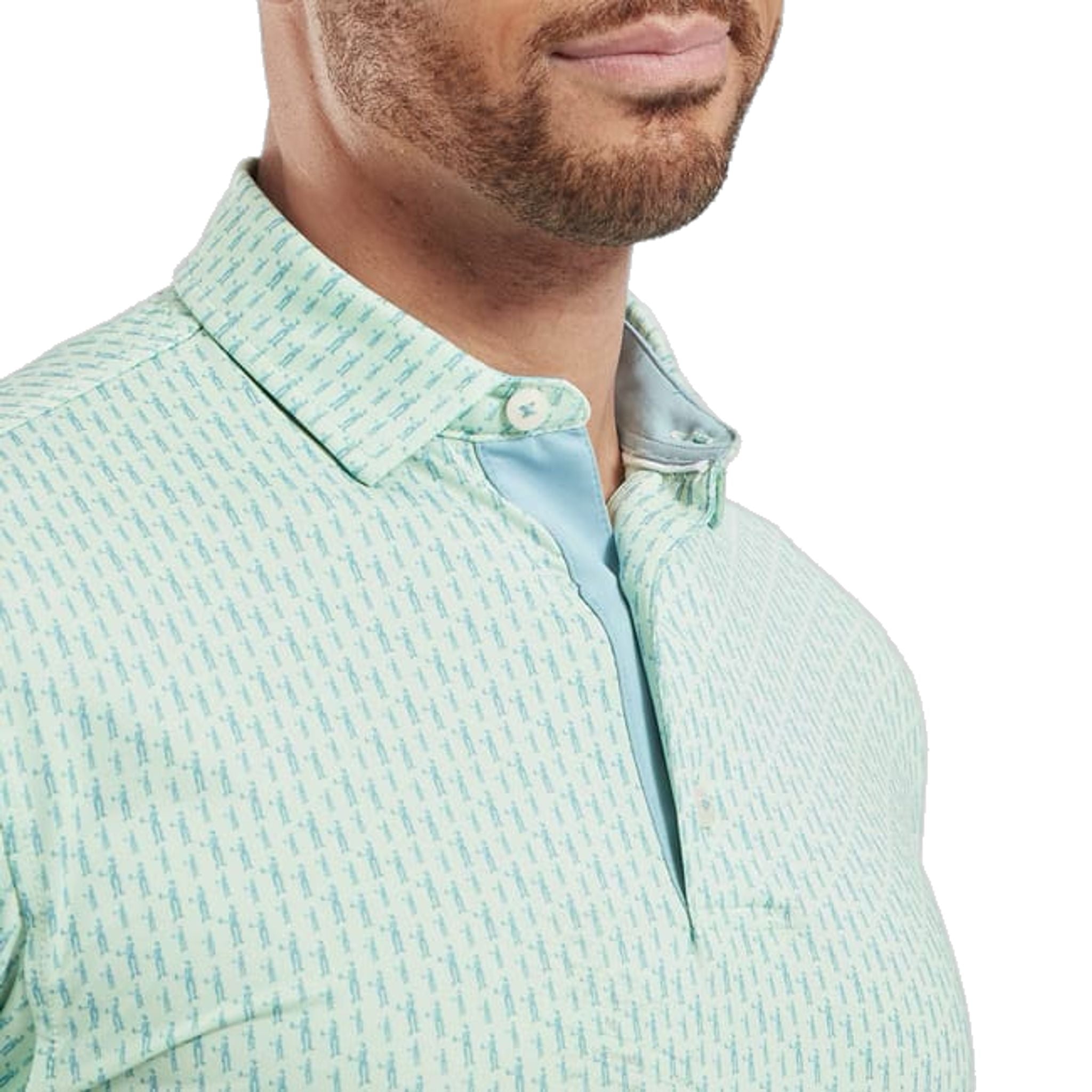 Polo Footjoy à imprimé silhouette pour homme