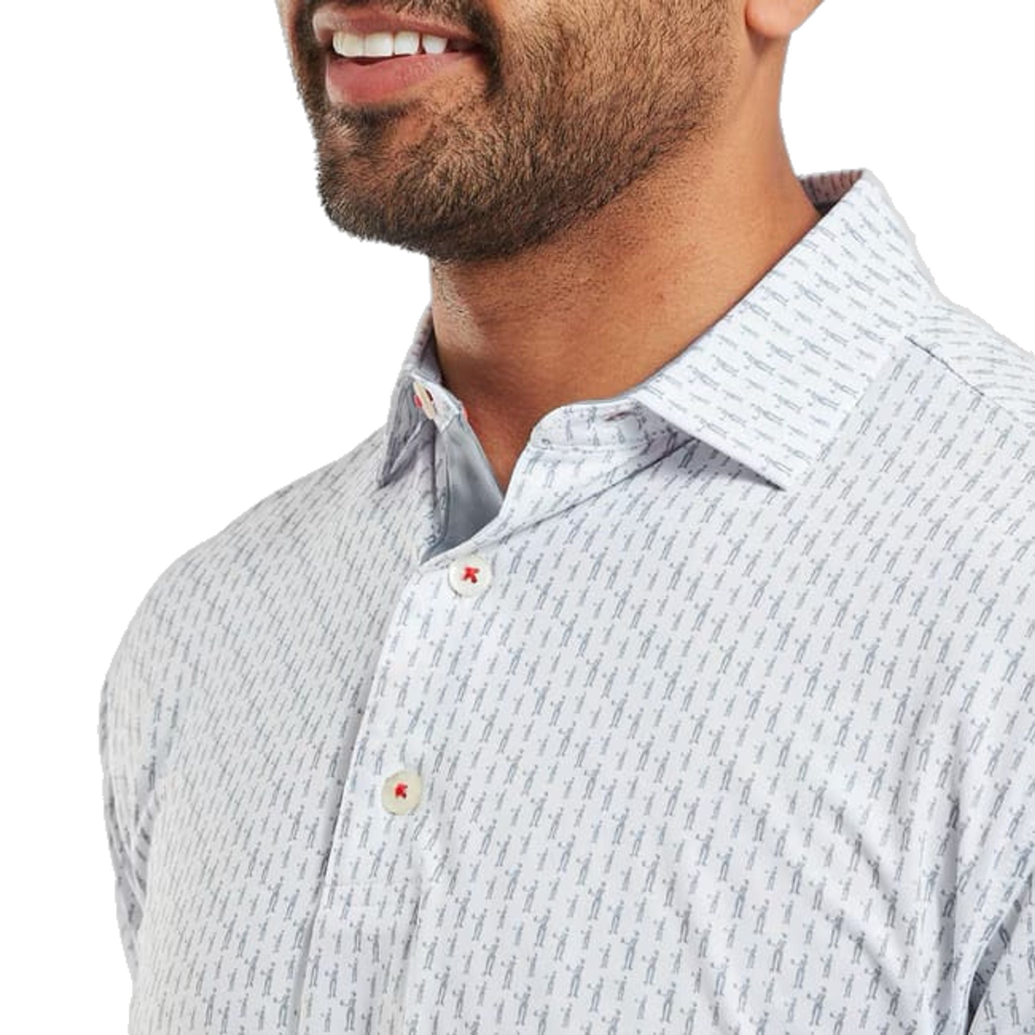 Polo Footjoy à imprimé silhouette pour homme