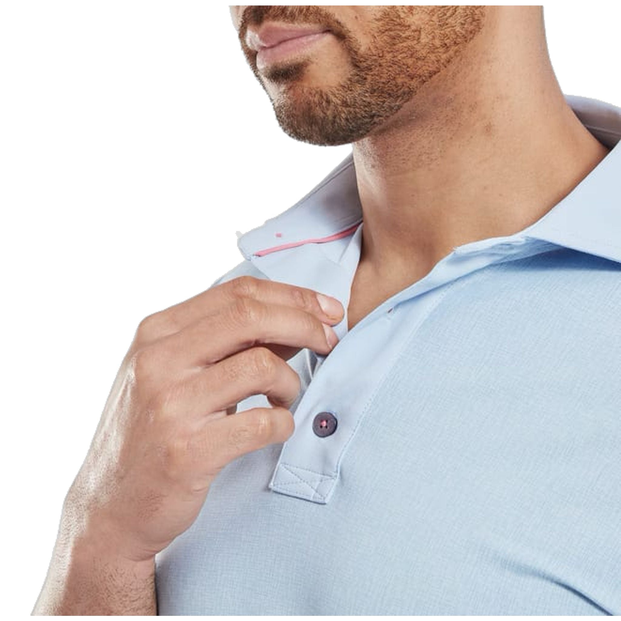 Polo Footjoy à imprimé texturé gravé pour homme