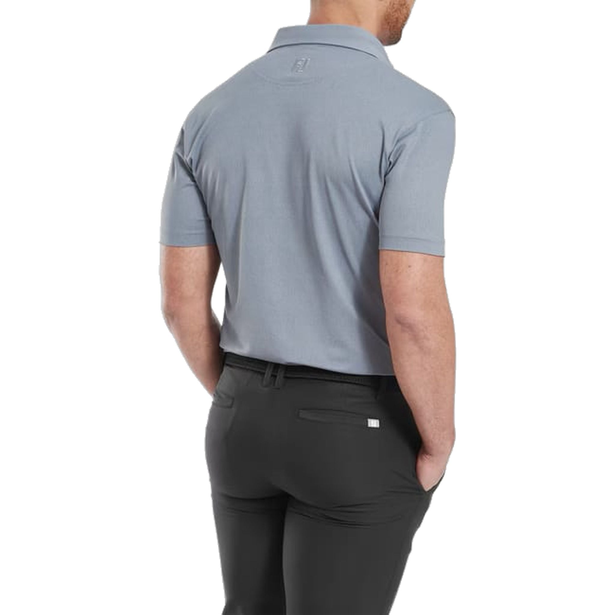 Polo Footjoy à imprimé texturé gravé pour homme