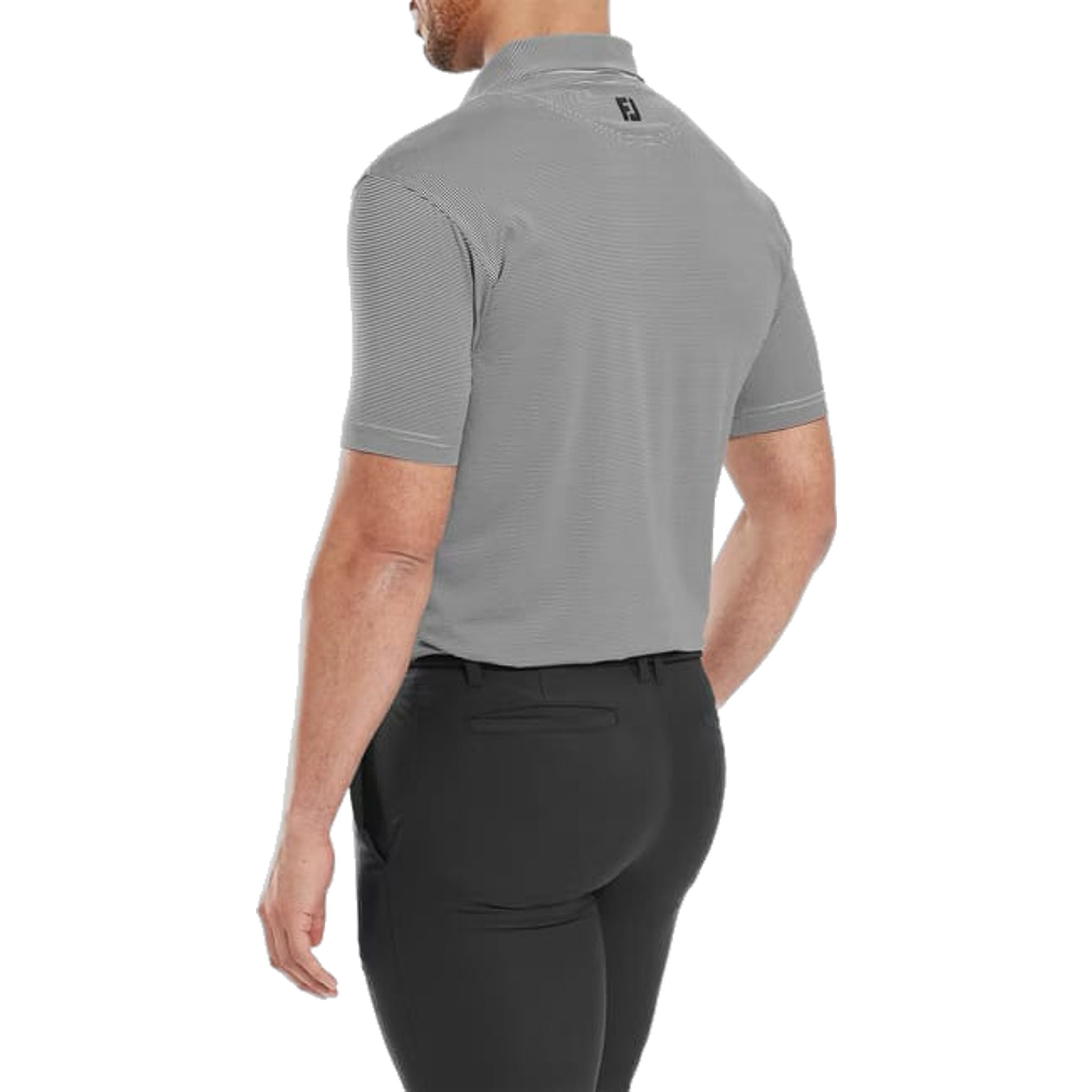 Polo Footjoy Micro Feeder Stripe Lisle pour homme