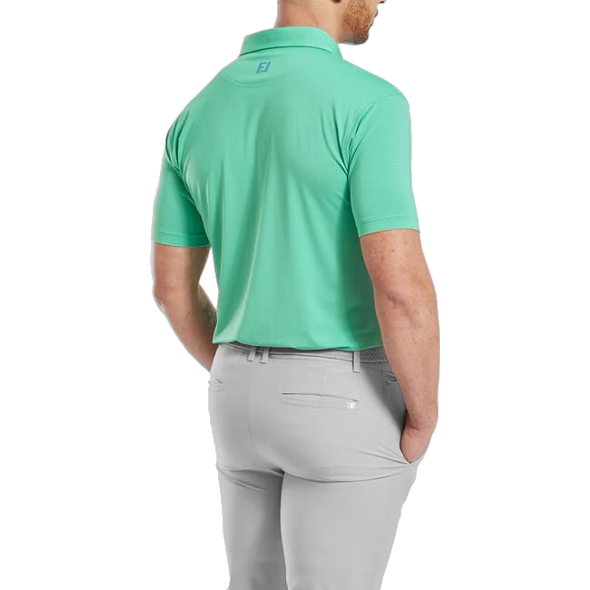 Polo Footjoy Micro Feeder Stripe Lisle pour homme