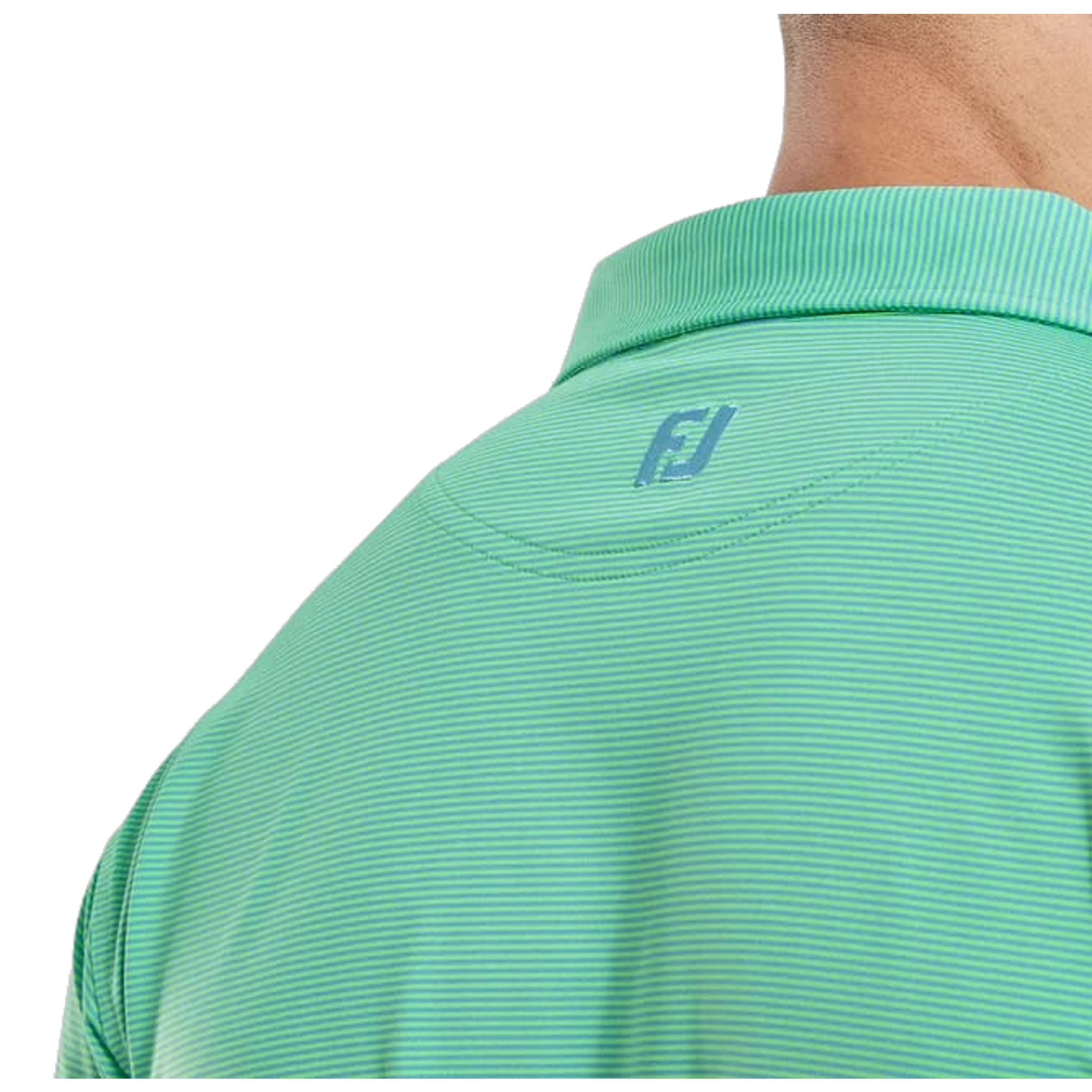Polo Footjoy Micro Feeder Stripe Lisle pour homme