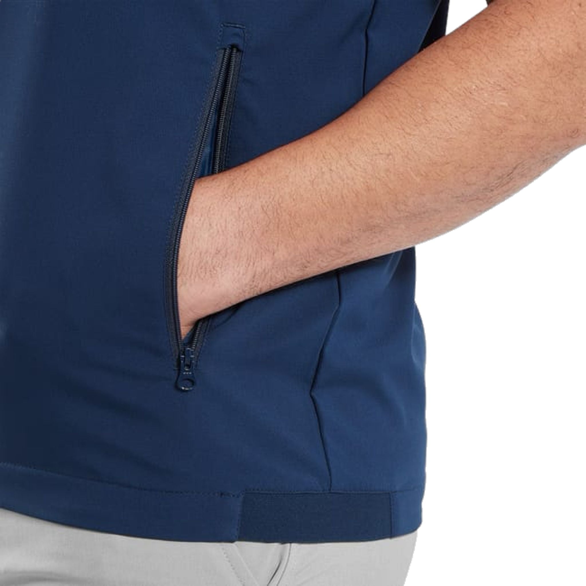 Veste coupe-vent sans manches Footjoy Zephyr pour homme