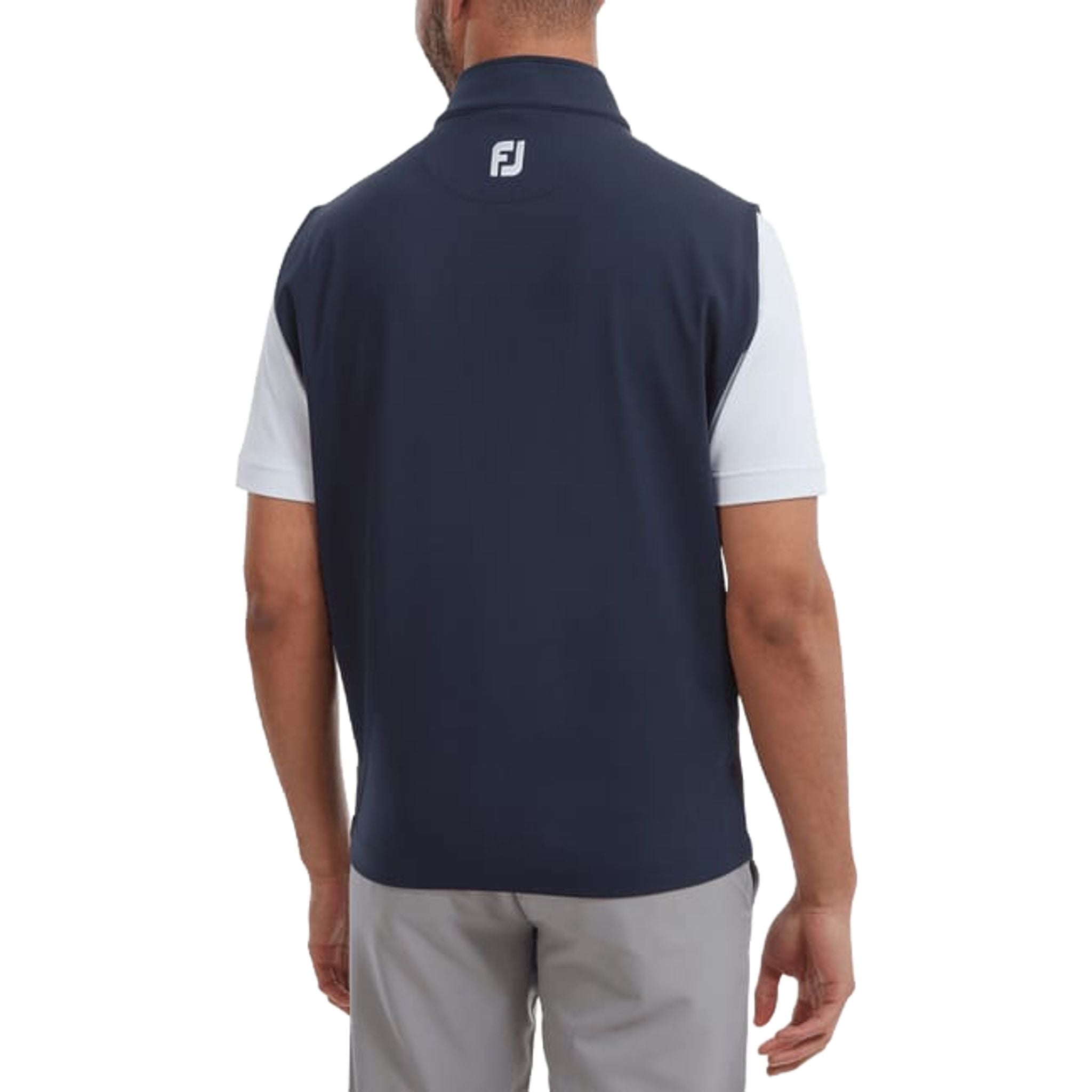 Gilet en maille à fermeture éclair intégrale Footjoy pour hommes