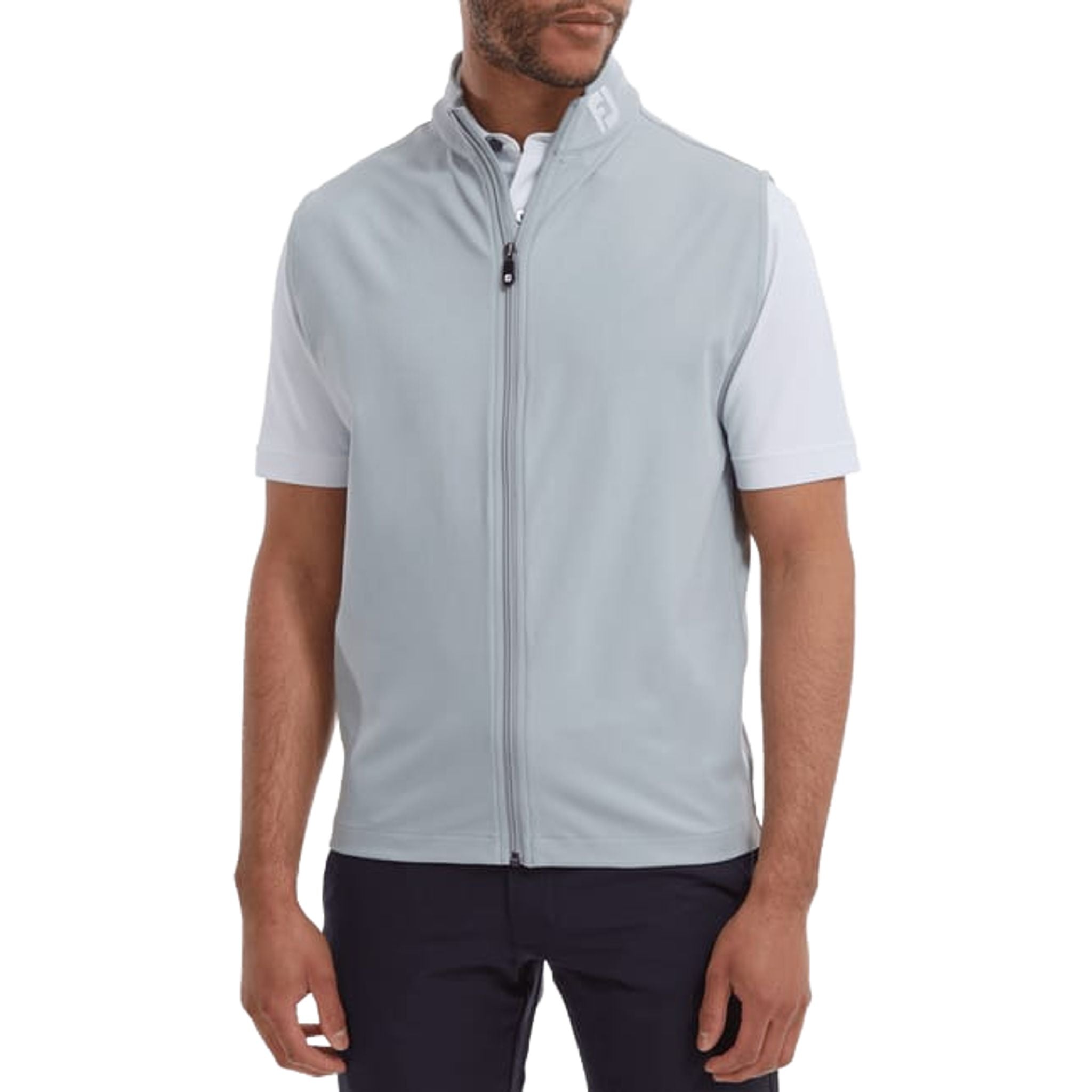 Gilet en maille à fermeture éclair intégrale Footjoy pour hommes