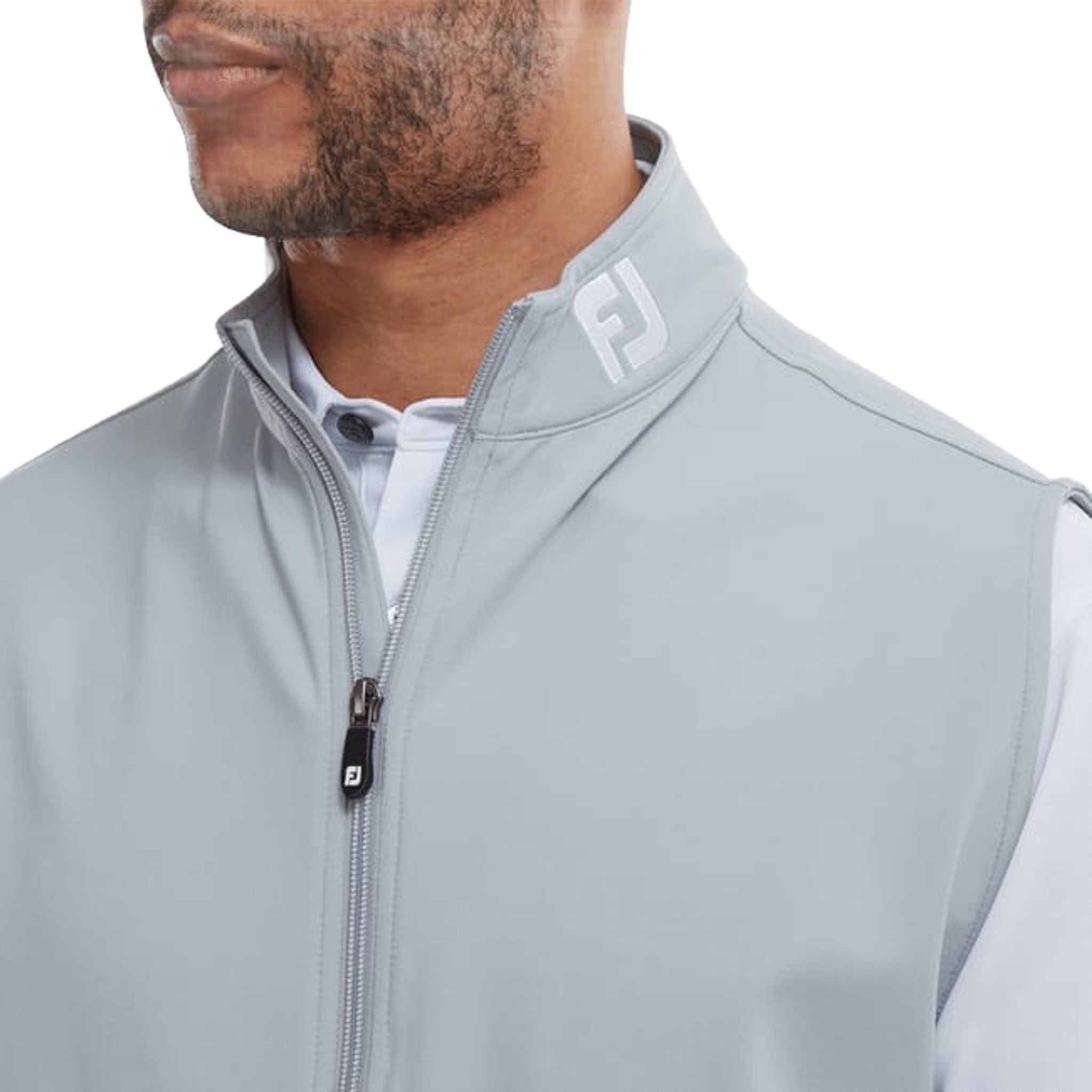 Gilet en maille à fermeture éclair intégrale Footjoy pour hommes
