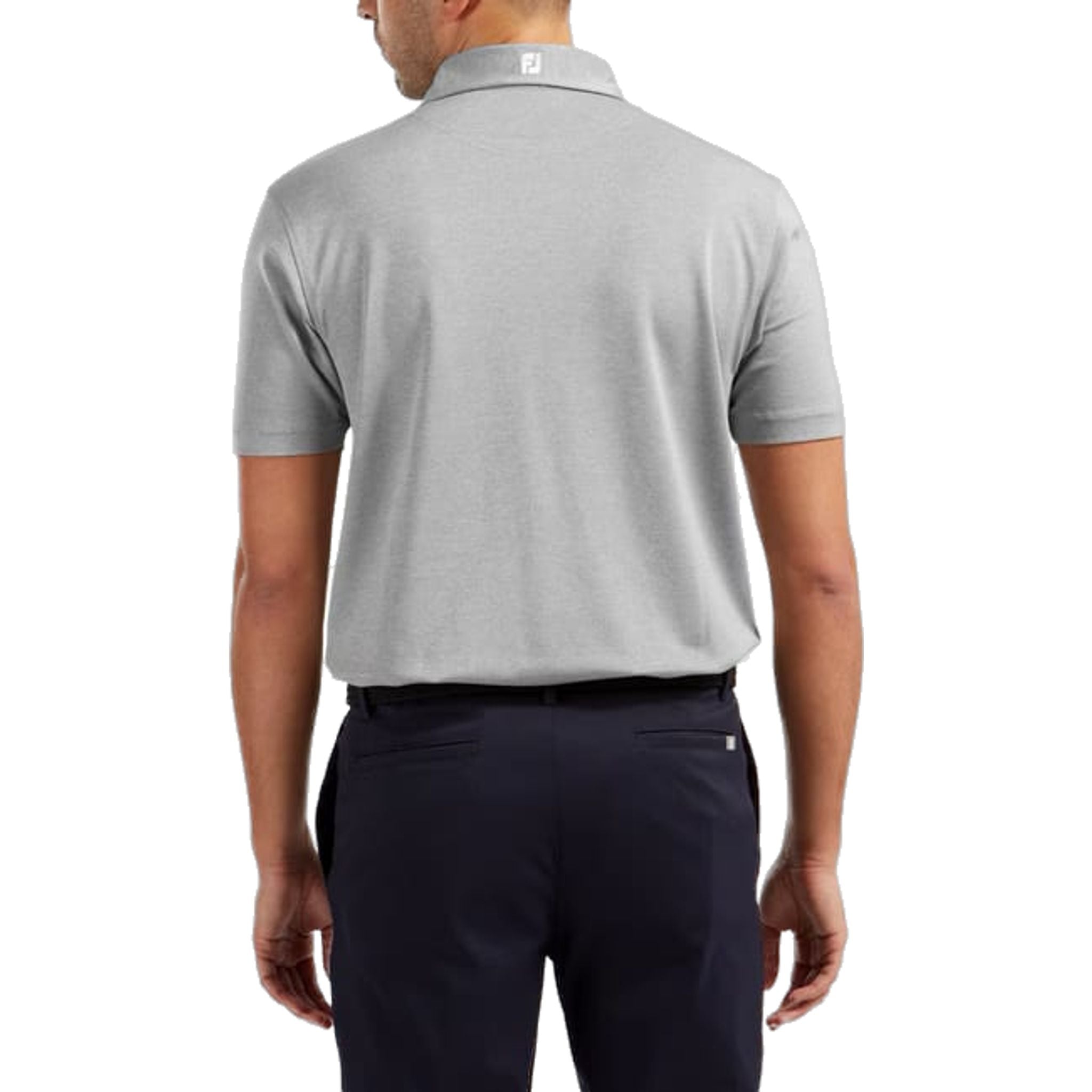 Polo Footjoy M Stretch Piqué SS Violet Homme