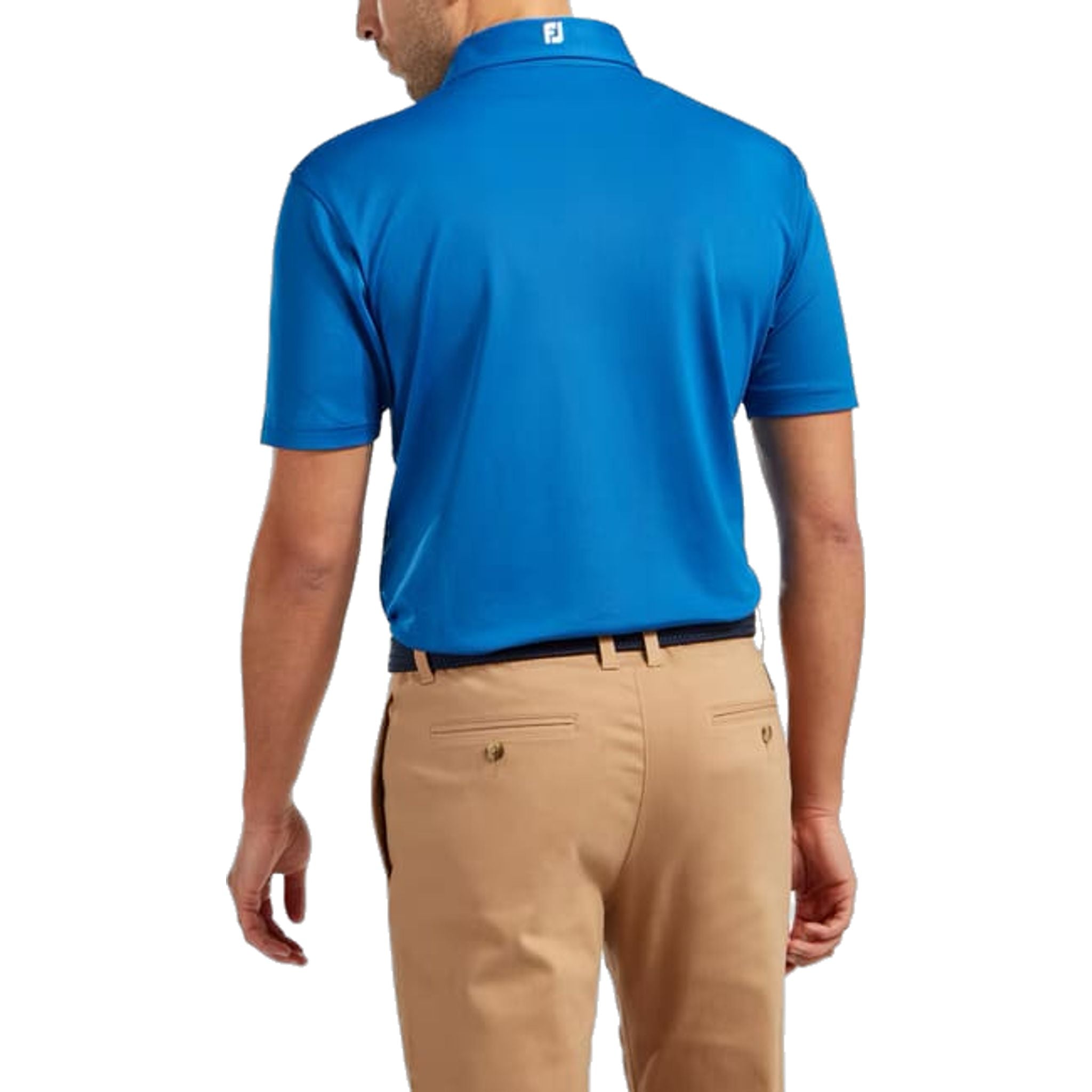 Polo Footjoy M Stretch Piqué SS Violet Homme