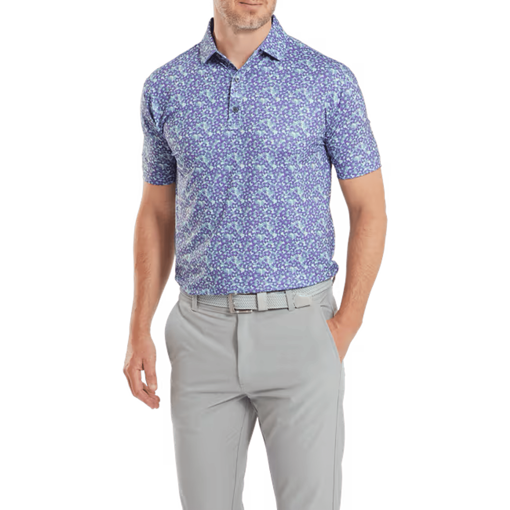 Footjoy Primrose Print Polo Herren