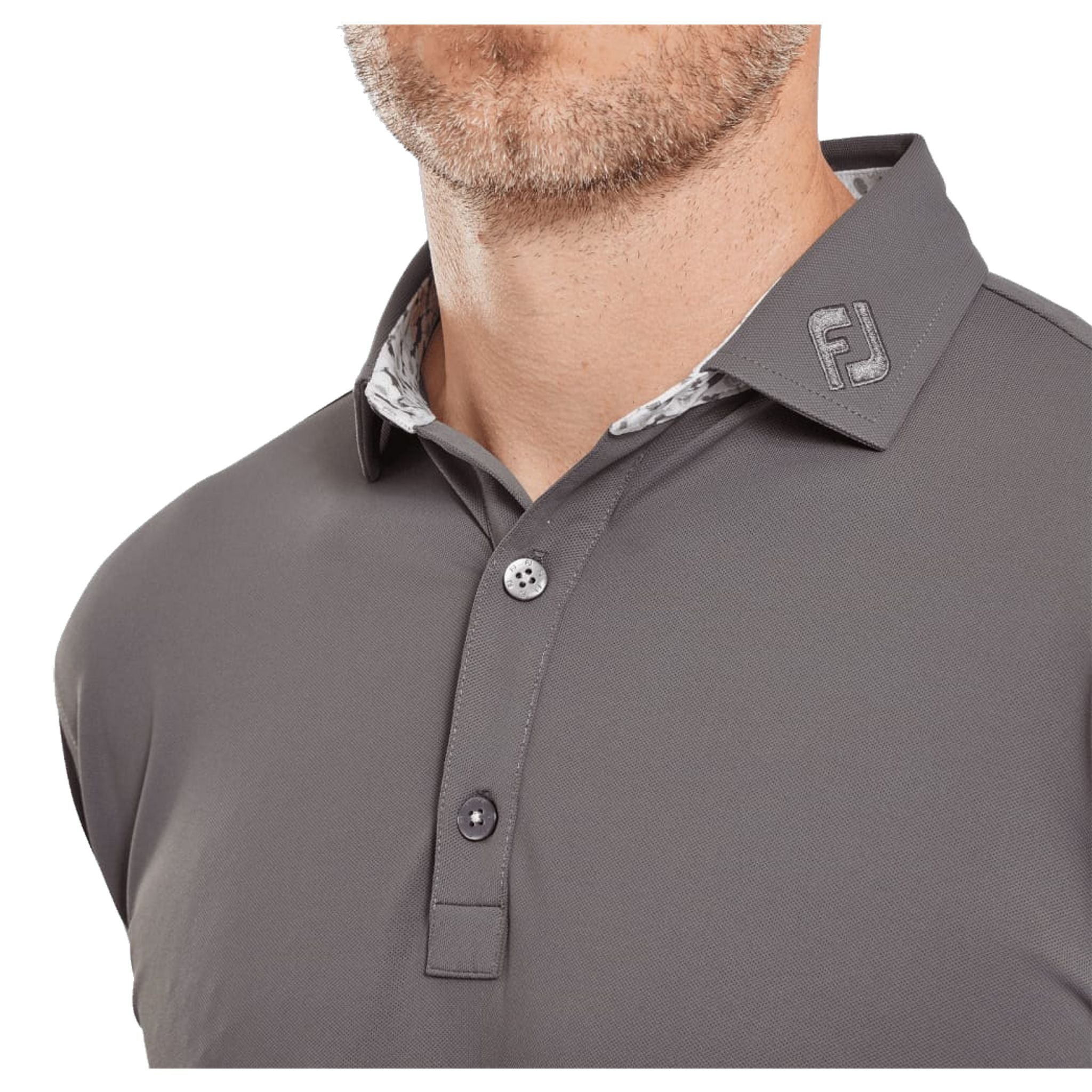 Polo piqué Footjoy Primrose Trim pour hommes