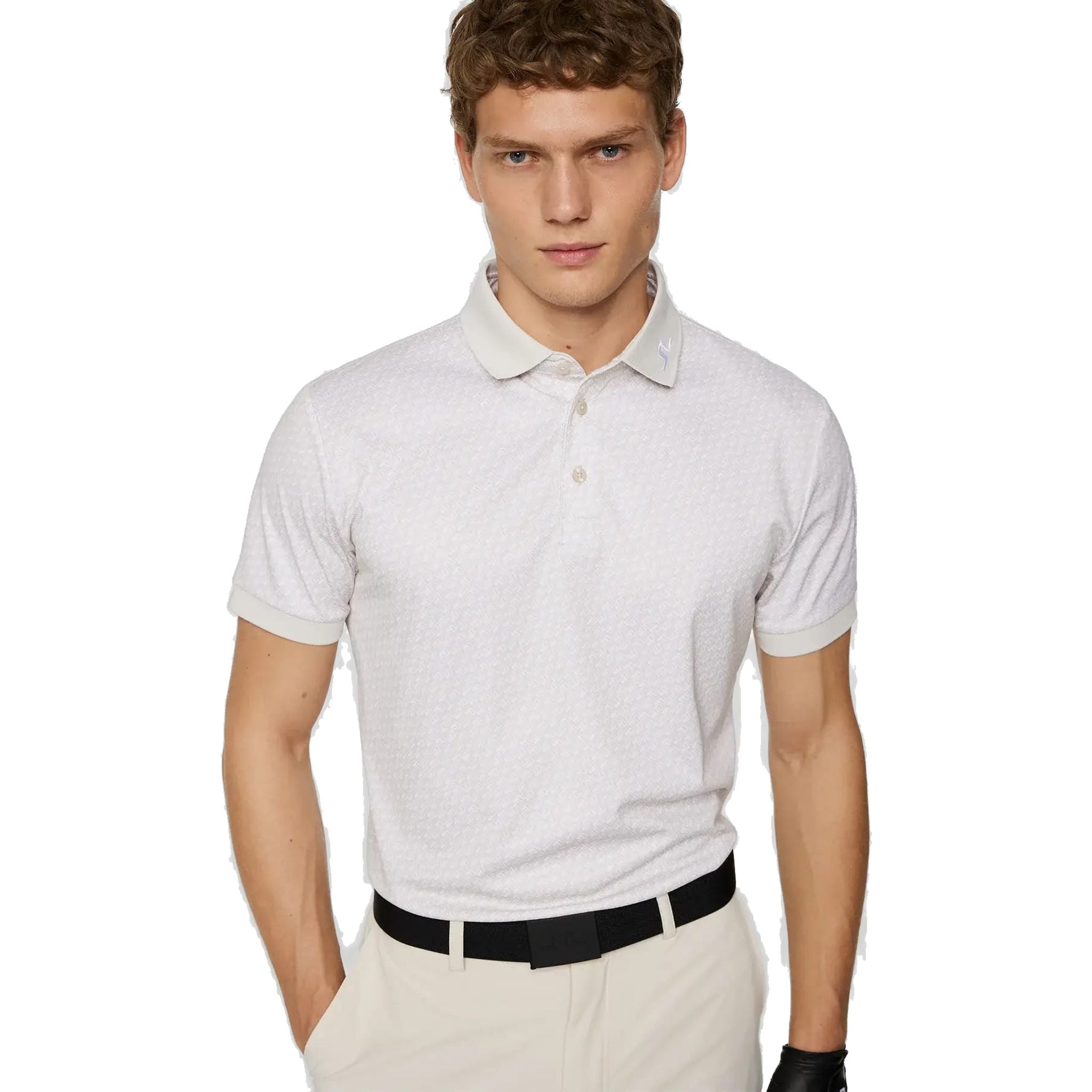 J. Lindeberg Tour Tech Print Polo Hommes