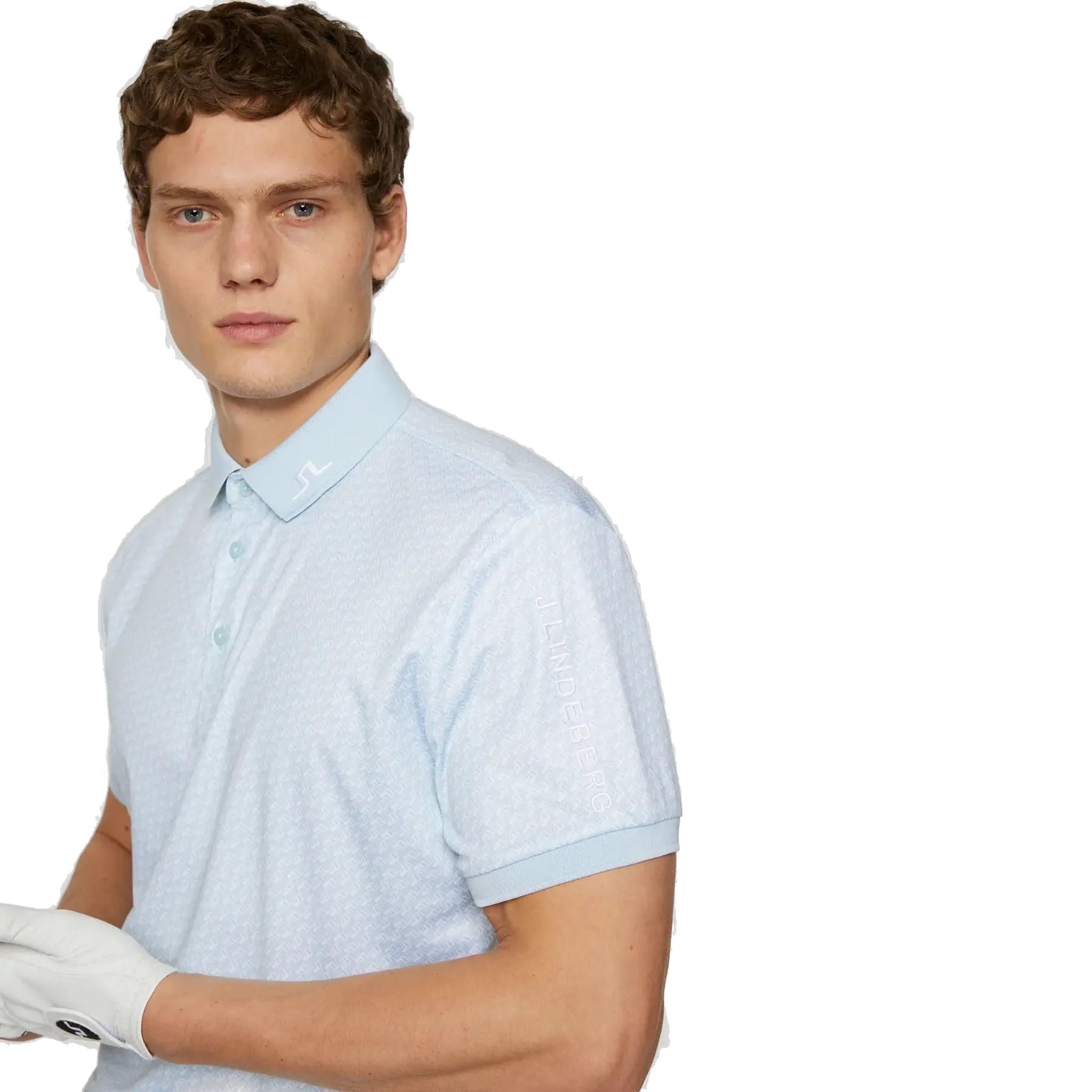 J. Lindeberg Tour Tech Print Polo Hommes