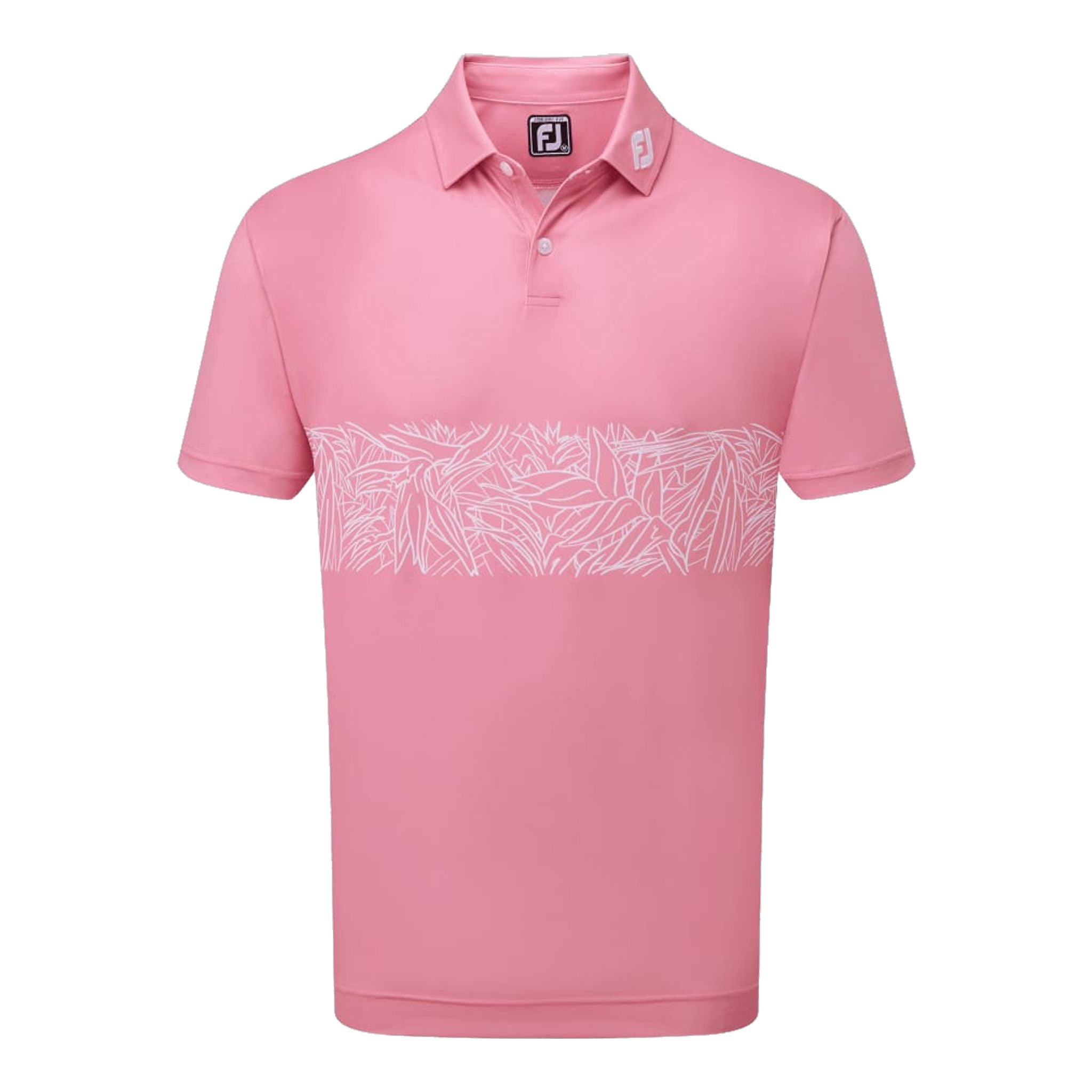 Polo Footjoy Tropical à bande pectorale pour hommes