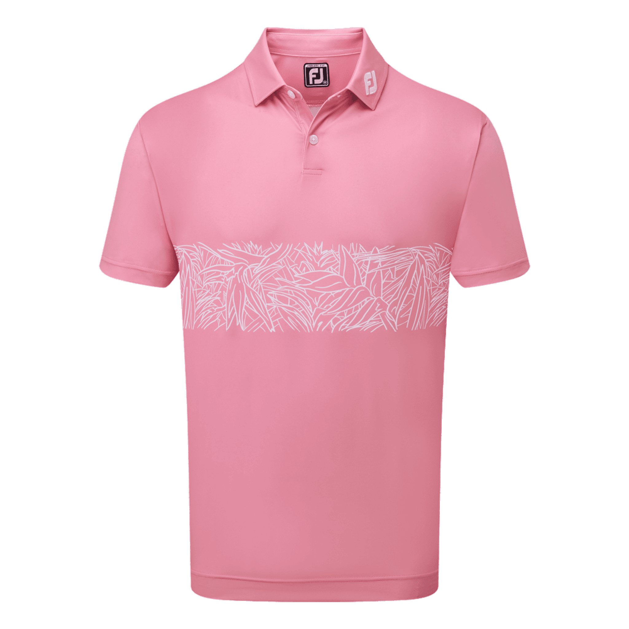 Footjoy Tropical Chestband Polo Herren