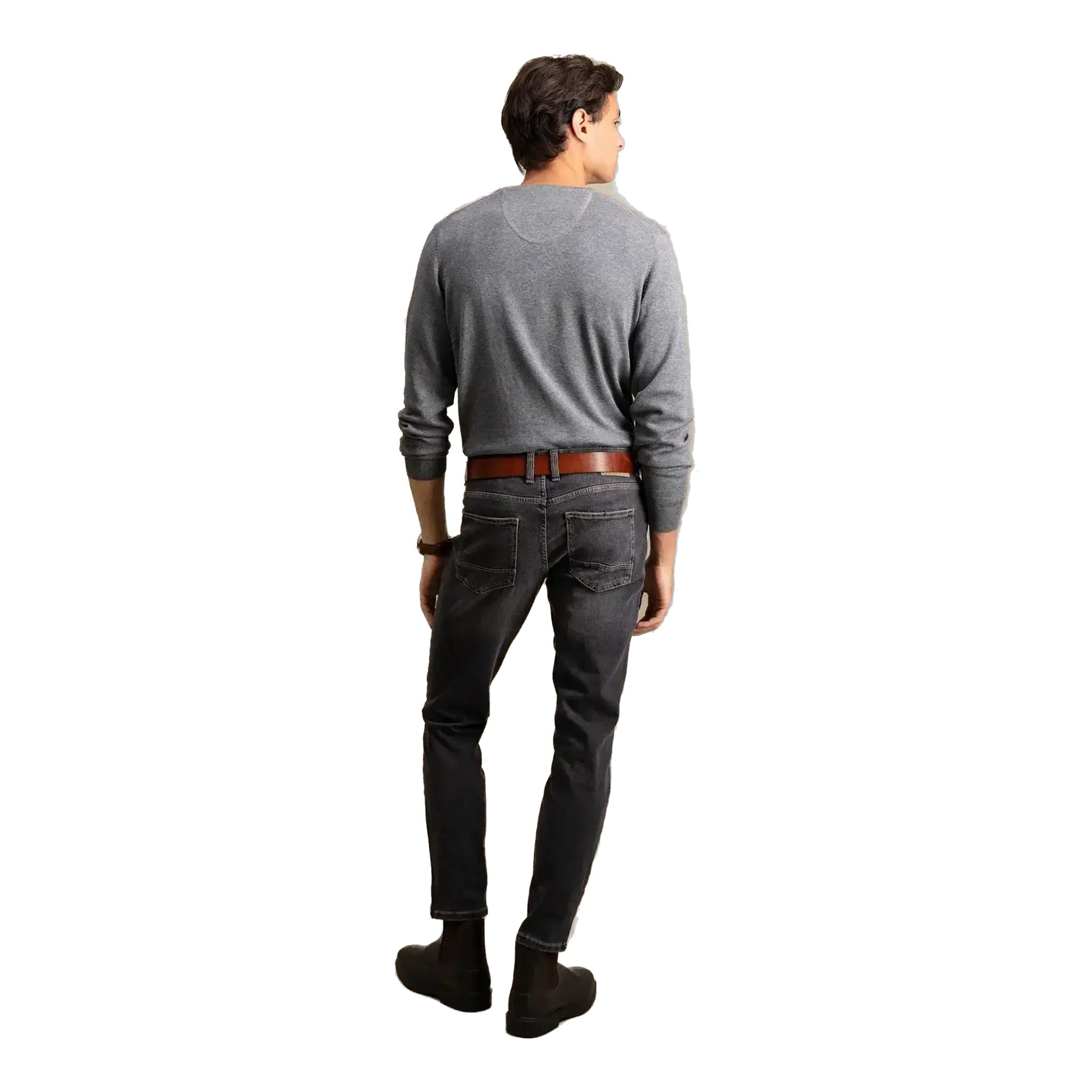 Pull-over à col en V Fynch Hatton pour hommes