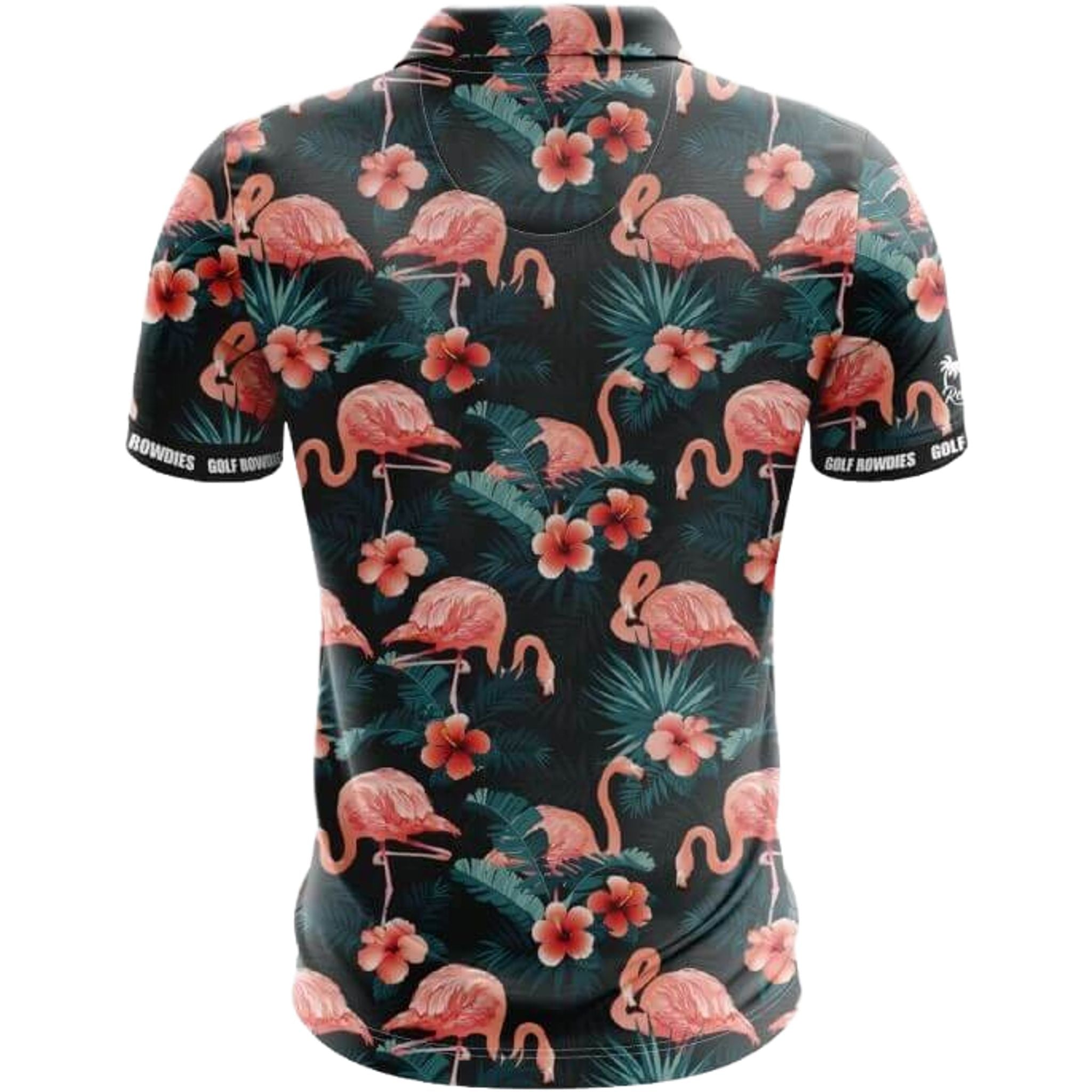 Polo de golf Rowdies Flamingo pour hommes