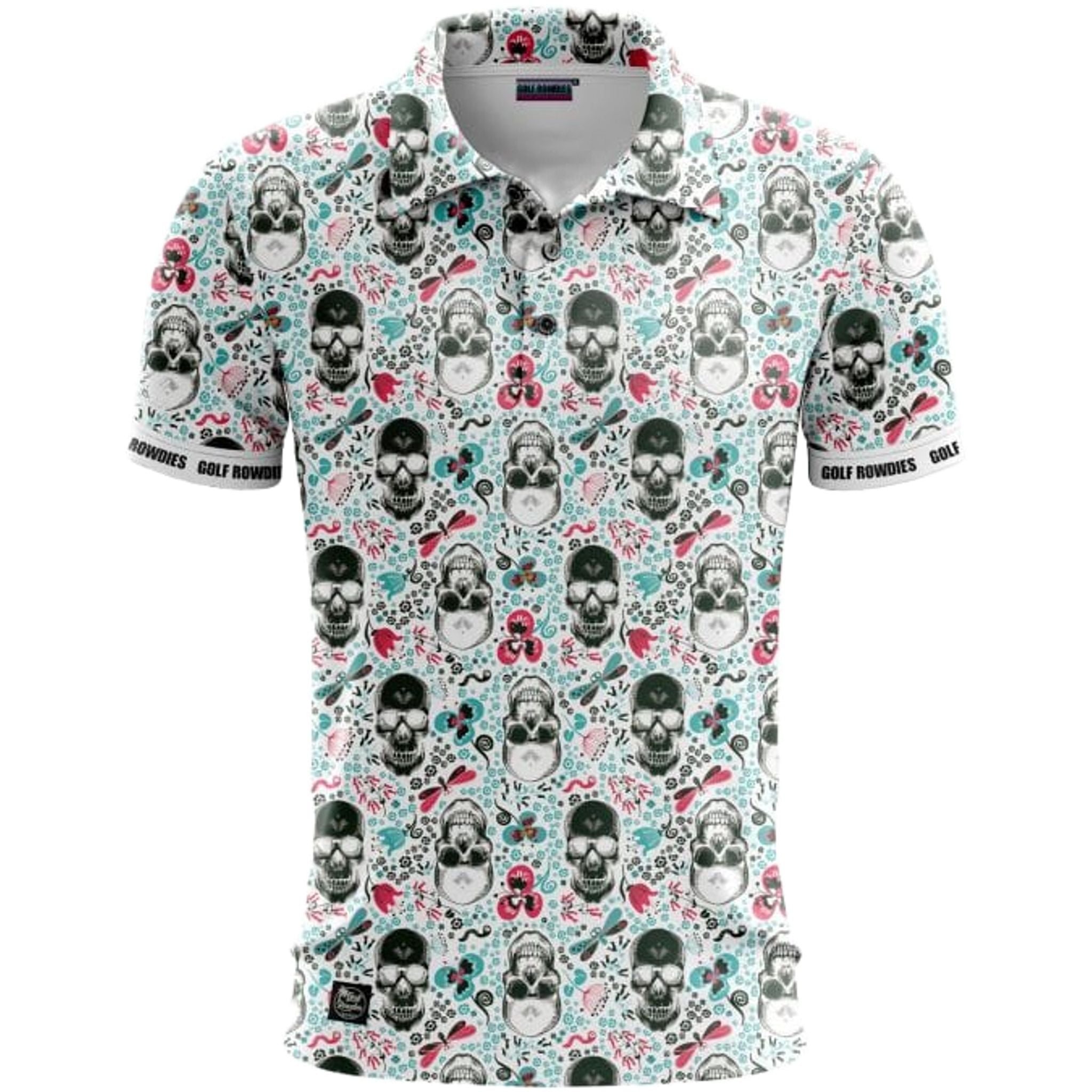 Golf Rowdies Skull Polo Herren