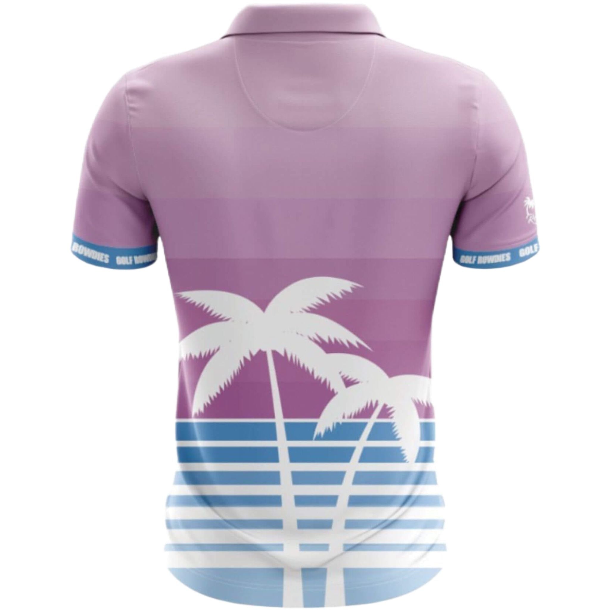 Polo homme Golf Rowdies Retro Palm Trees