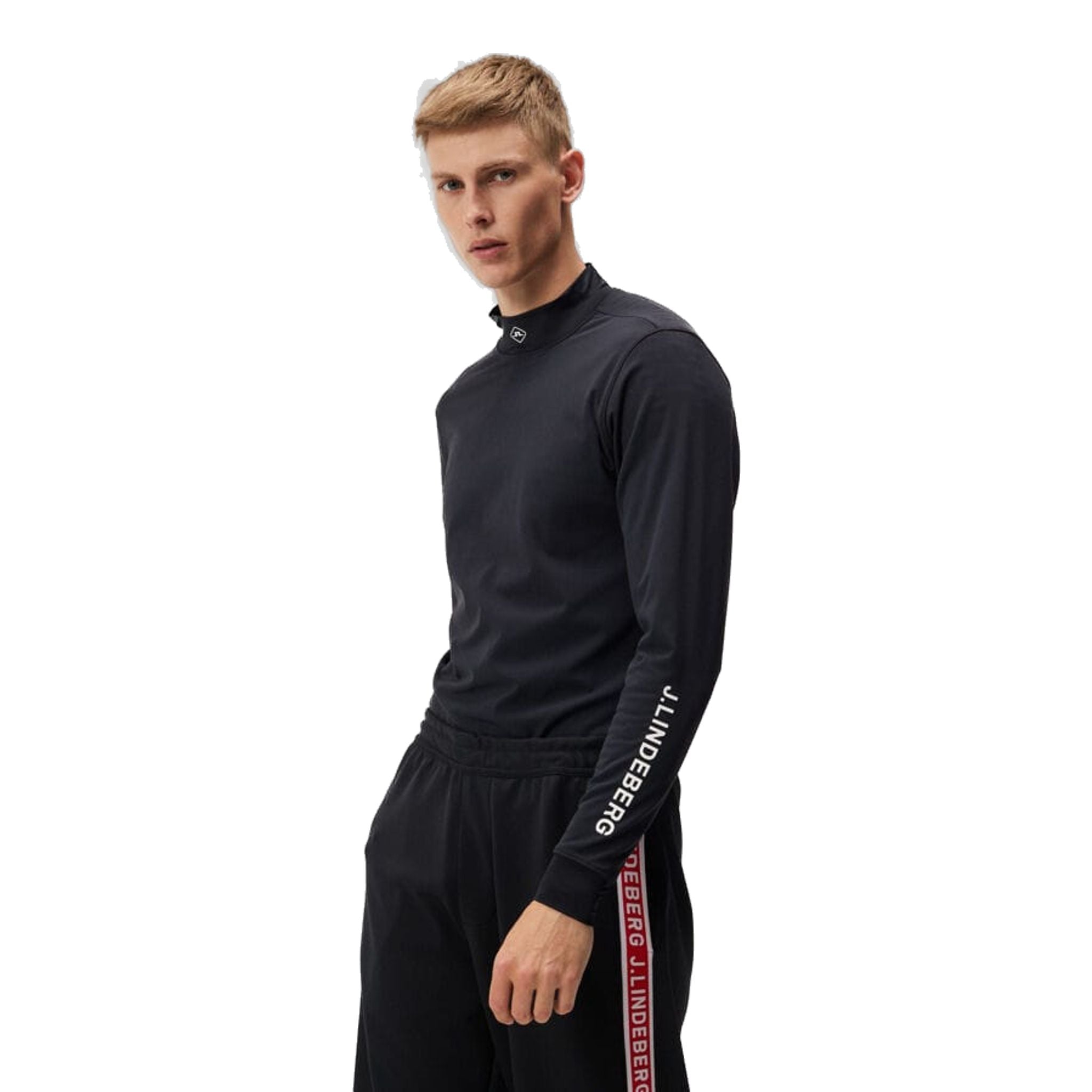J. Lindeberg Til Hybrid Couche intermédiaire Homme Noir Homme