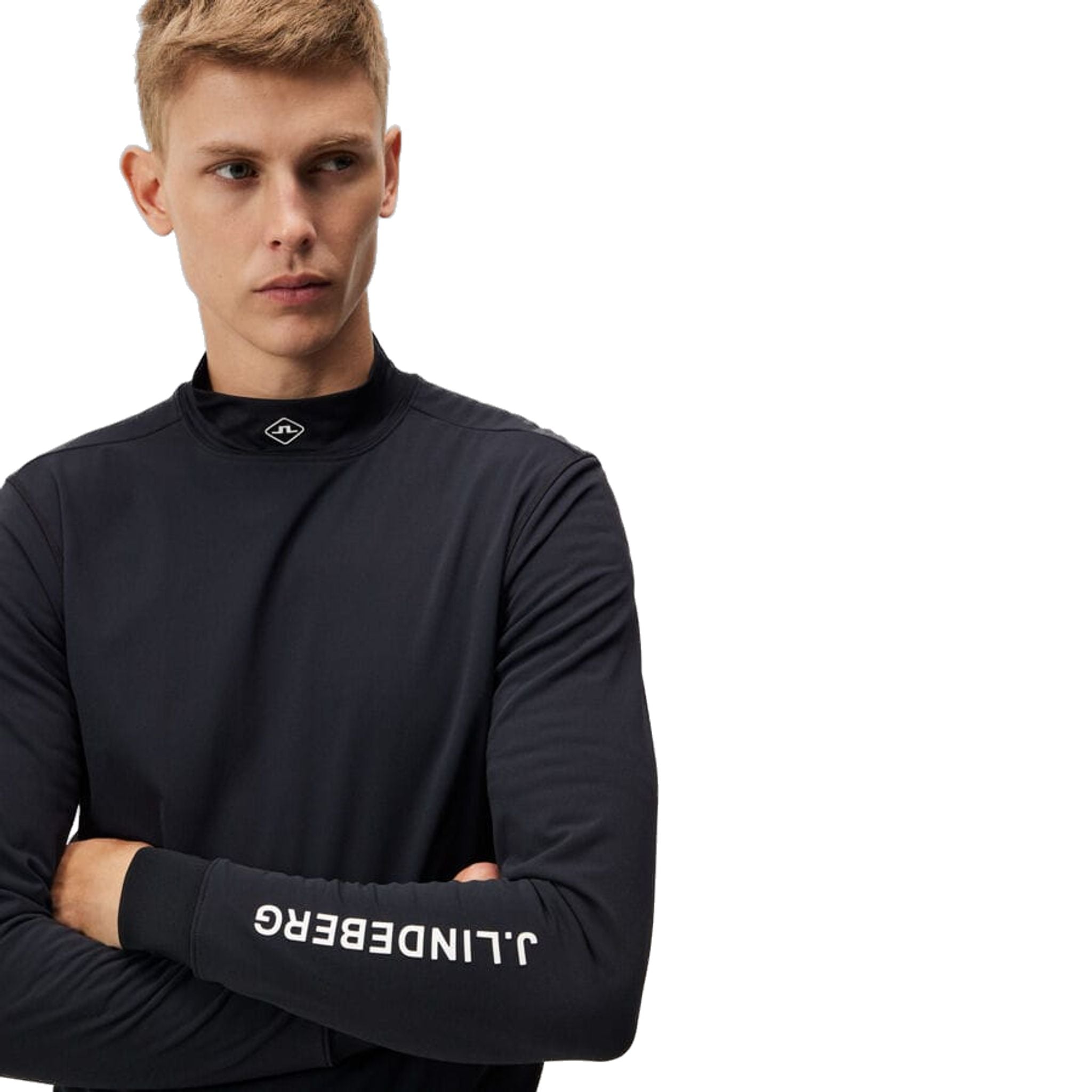 J. Lindeberg Til Hybrid Couche intermédiaire Homme Noir Homme