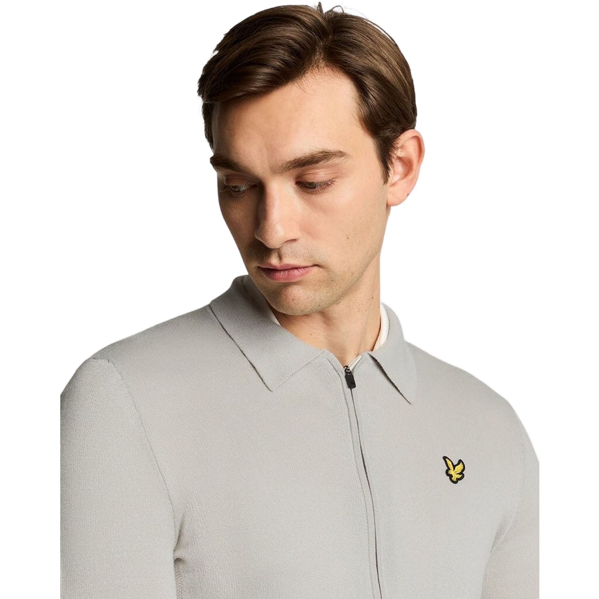 Gilet léger en maille à col pour homme Lyle & Scott