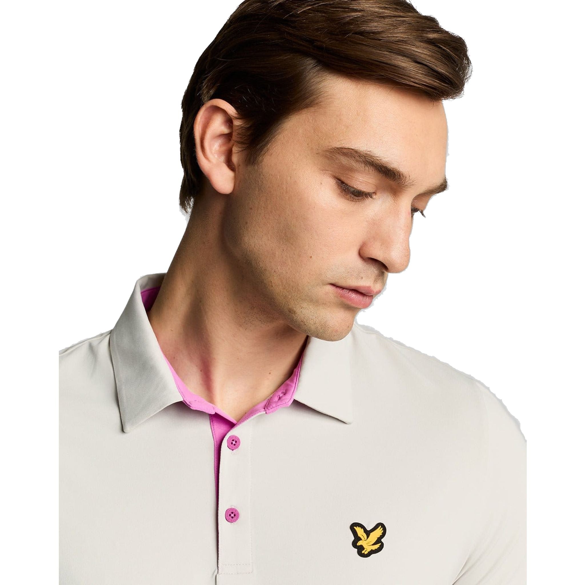 Polo homme Lyle & Scott à patte de boutonnage contrastée