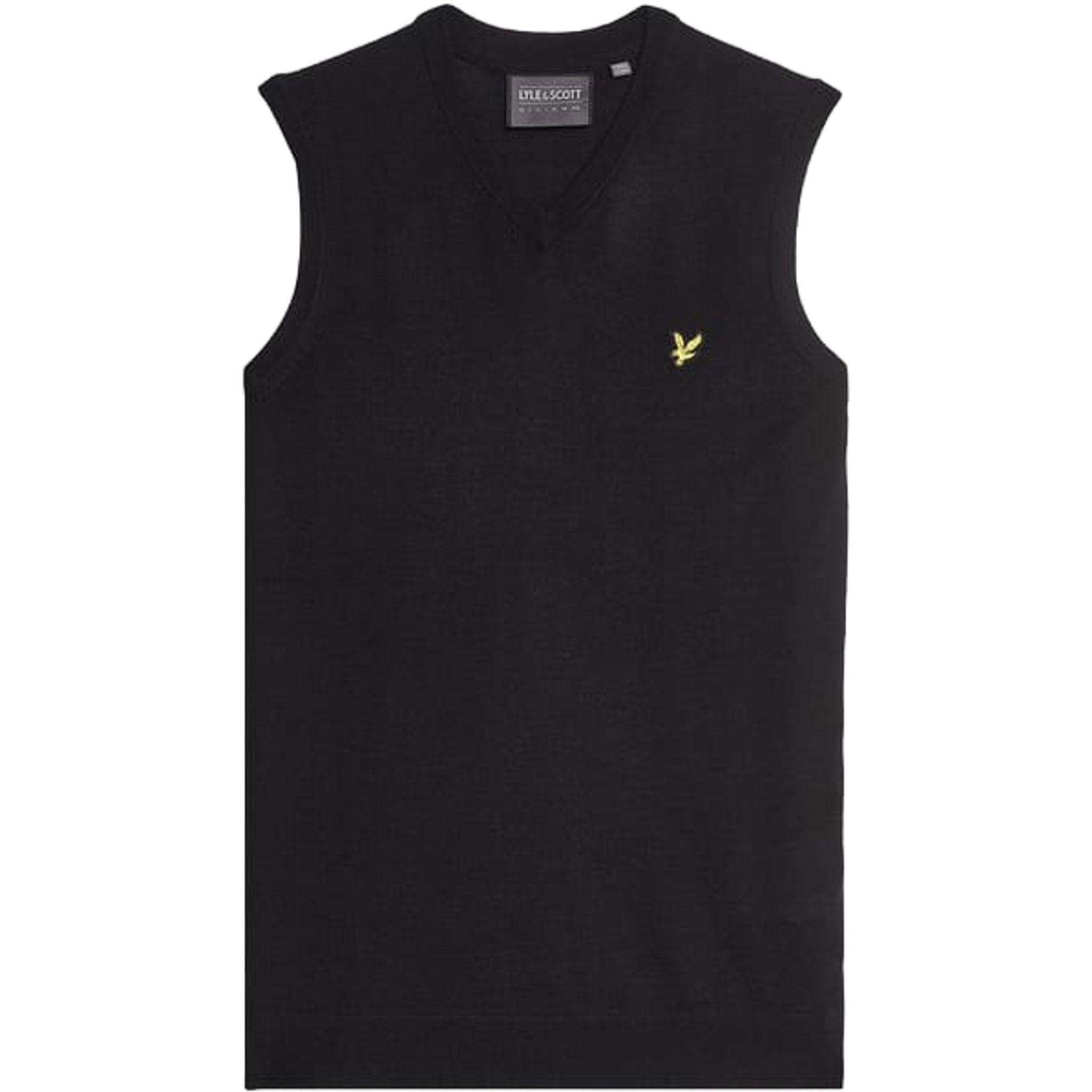 Gilet homme en maille mérinos mélangée Lyle & Scott à col en V
