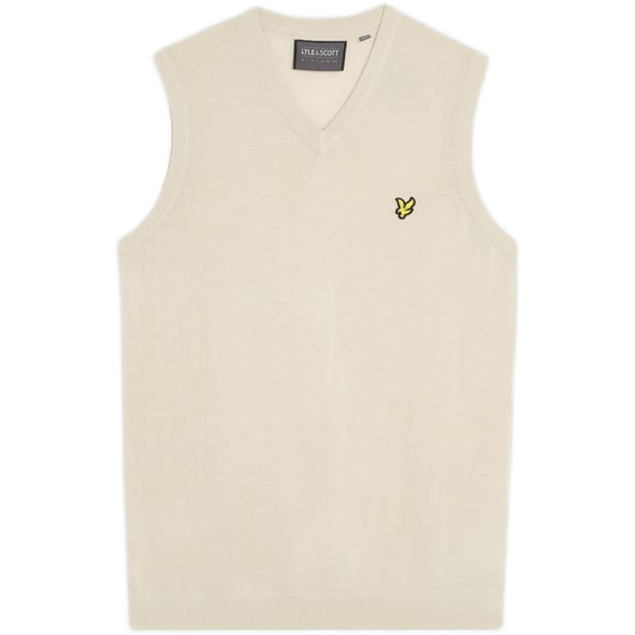 Gilet homme en maille mérinos mélangée Lyle & Scott à col en V