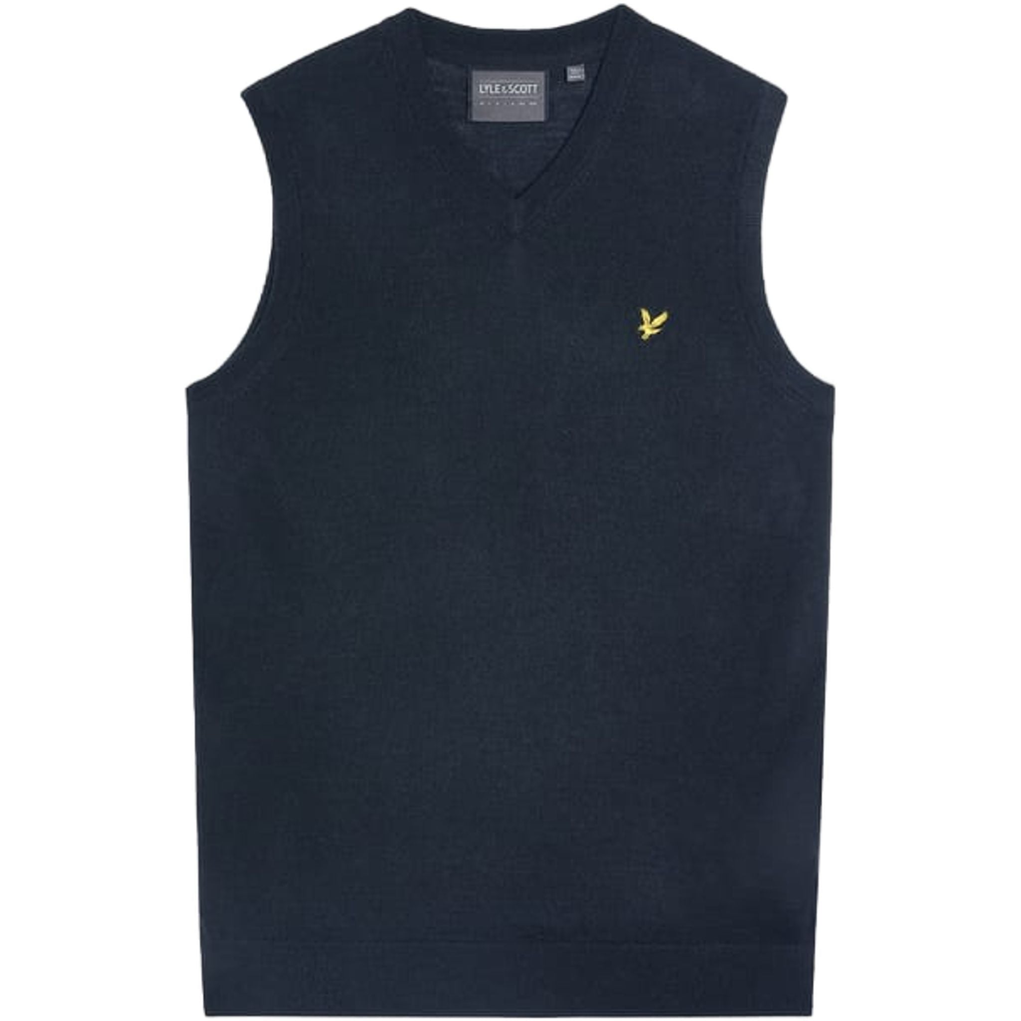 Gilet homme en maille mérinos mélangée Lyle & Scott à col en V