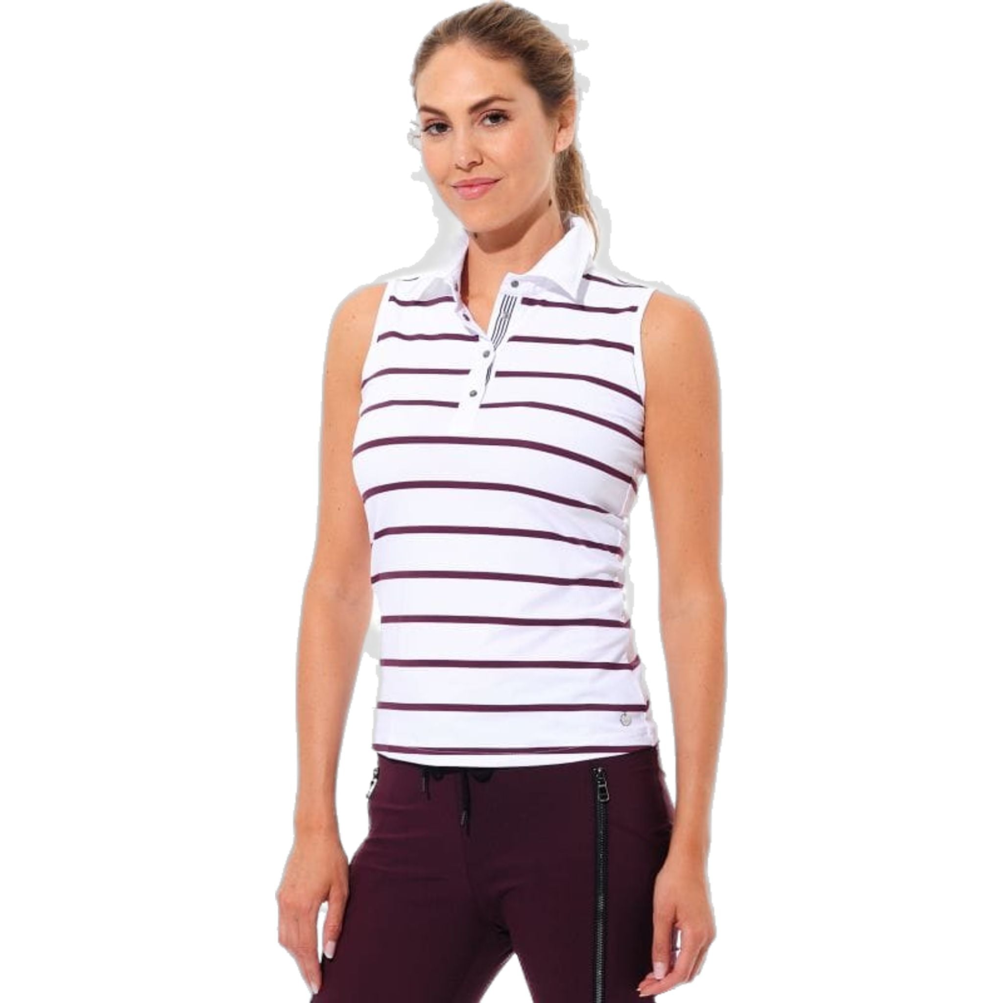 Polo MDC Sportswear à imprimé marin pour femme