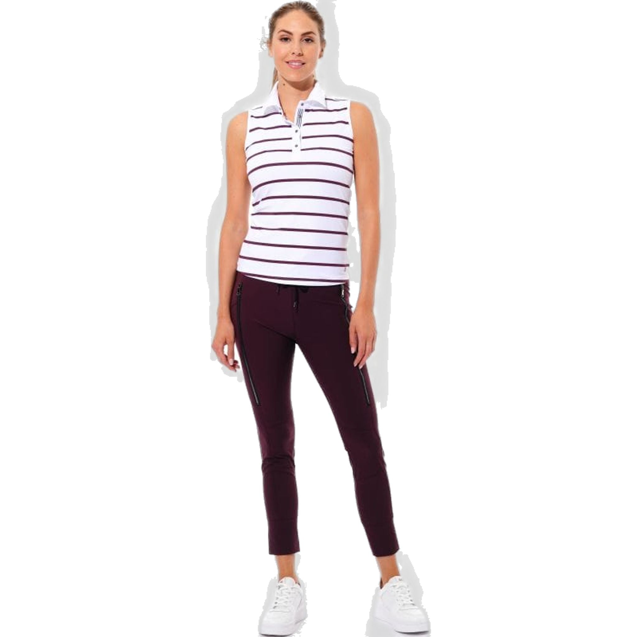 Polo MDC Sportswear à imprimé marin pour femme