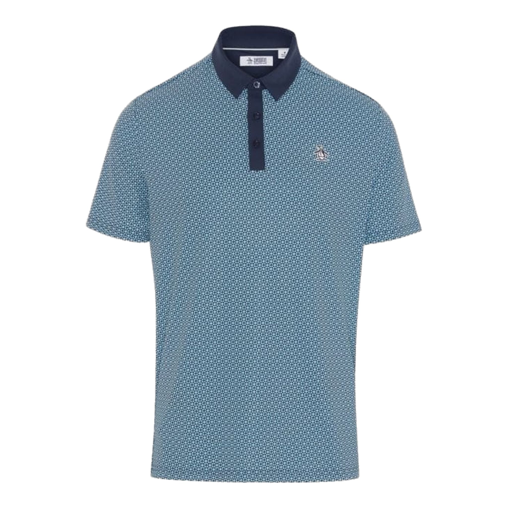 Polo homme Original Penguin à micro-imprimé floral rétro intégral