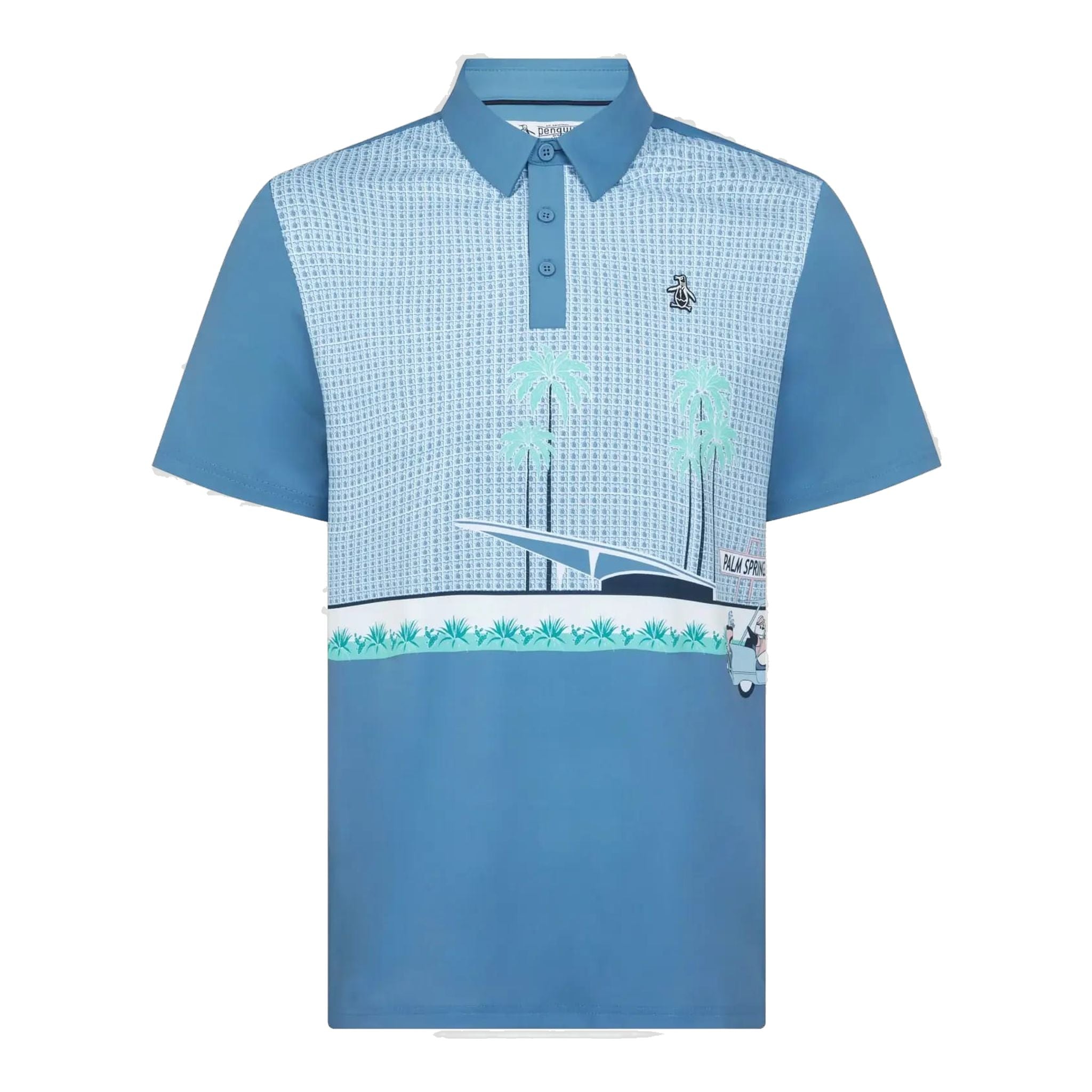 Polo Original Penguin Palm Springs Block pour homme