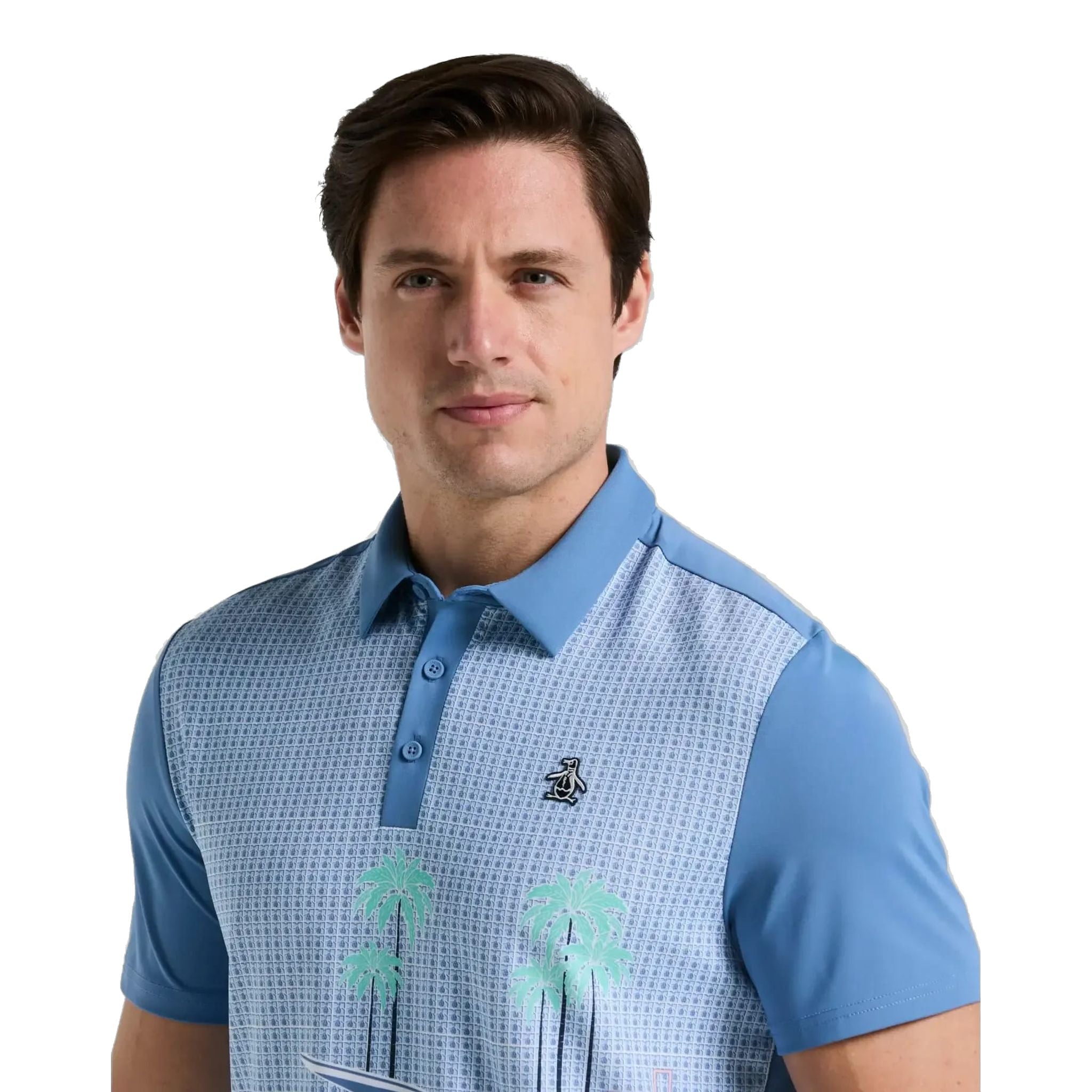 Polo Original Penguin Palm Springs Block pour homme