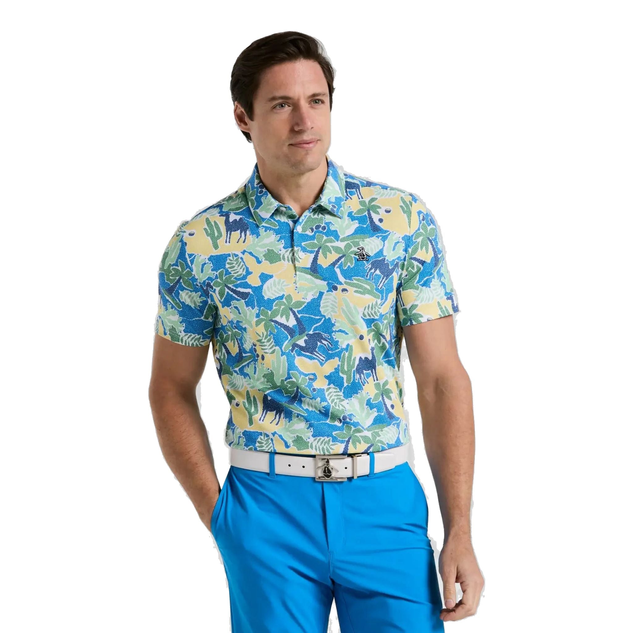Polo homme Original Penguin Ibiza Earl Print