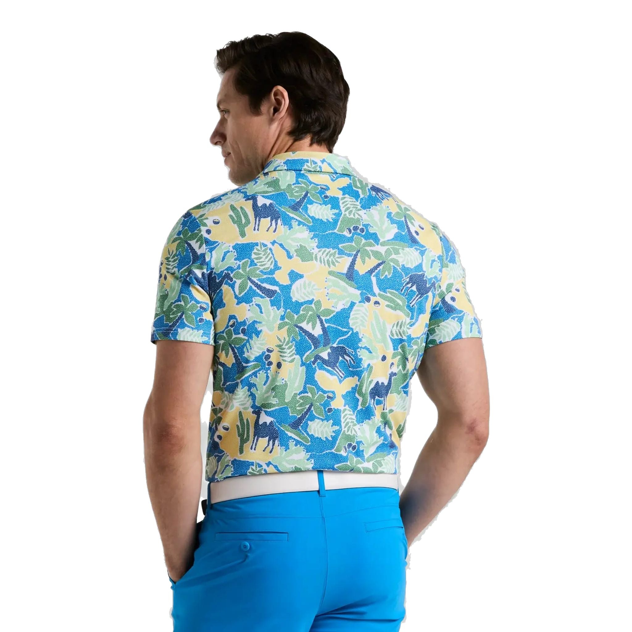 Original Penguin Ibiza Earl Print Polo Herren