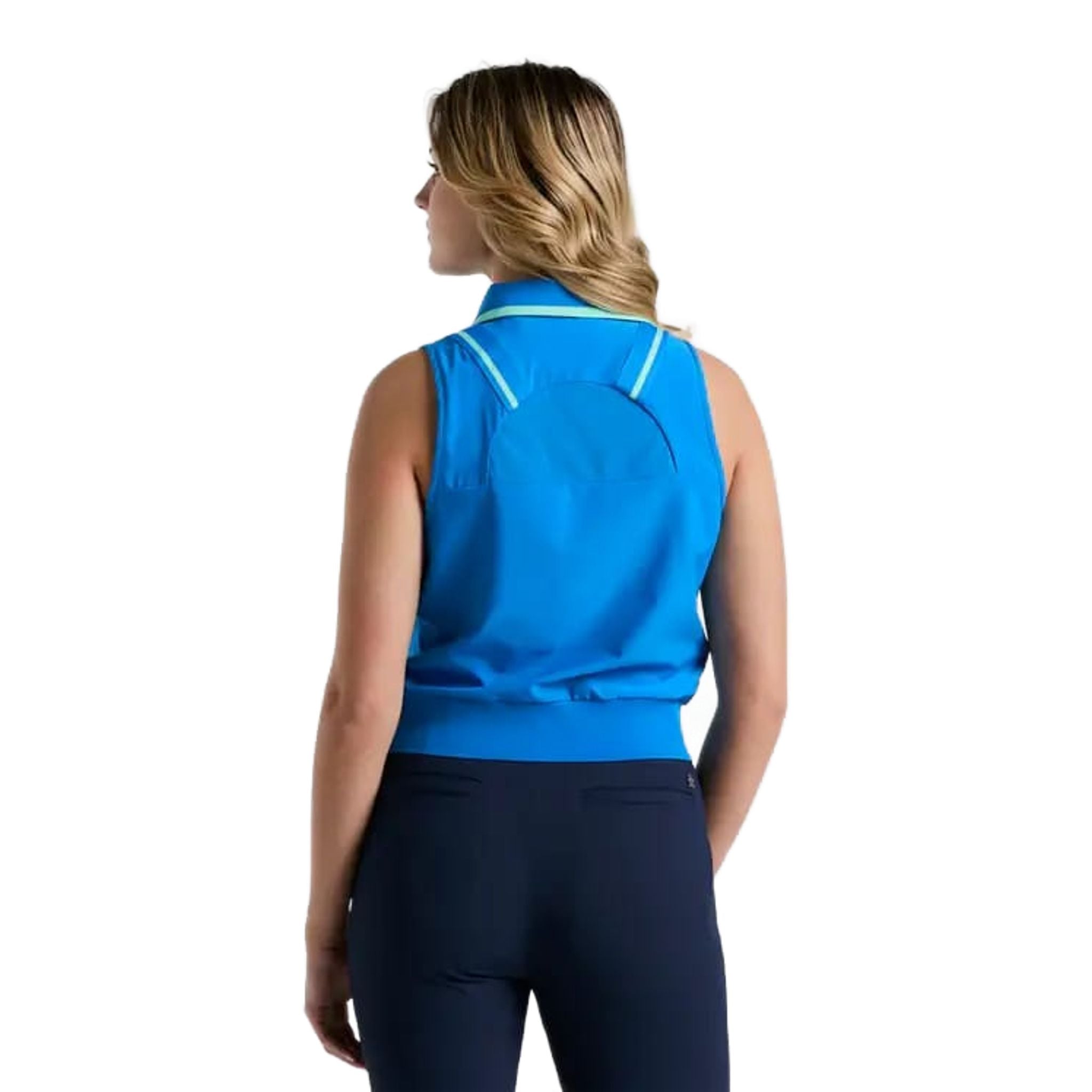 Polo Original Penguin tissé à la taille pour femme