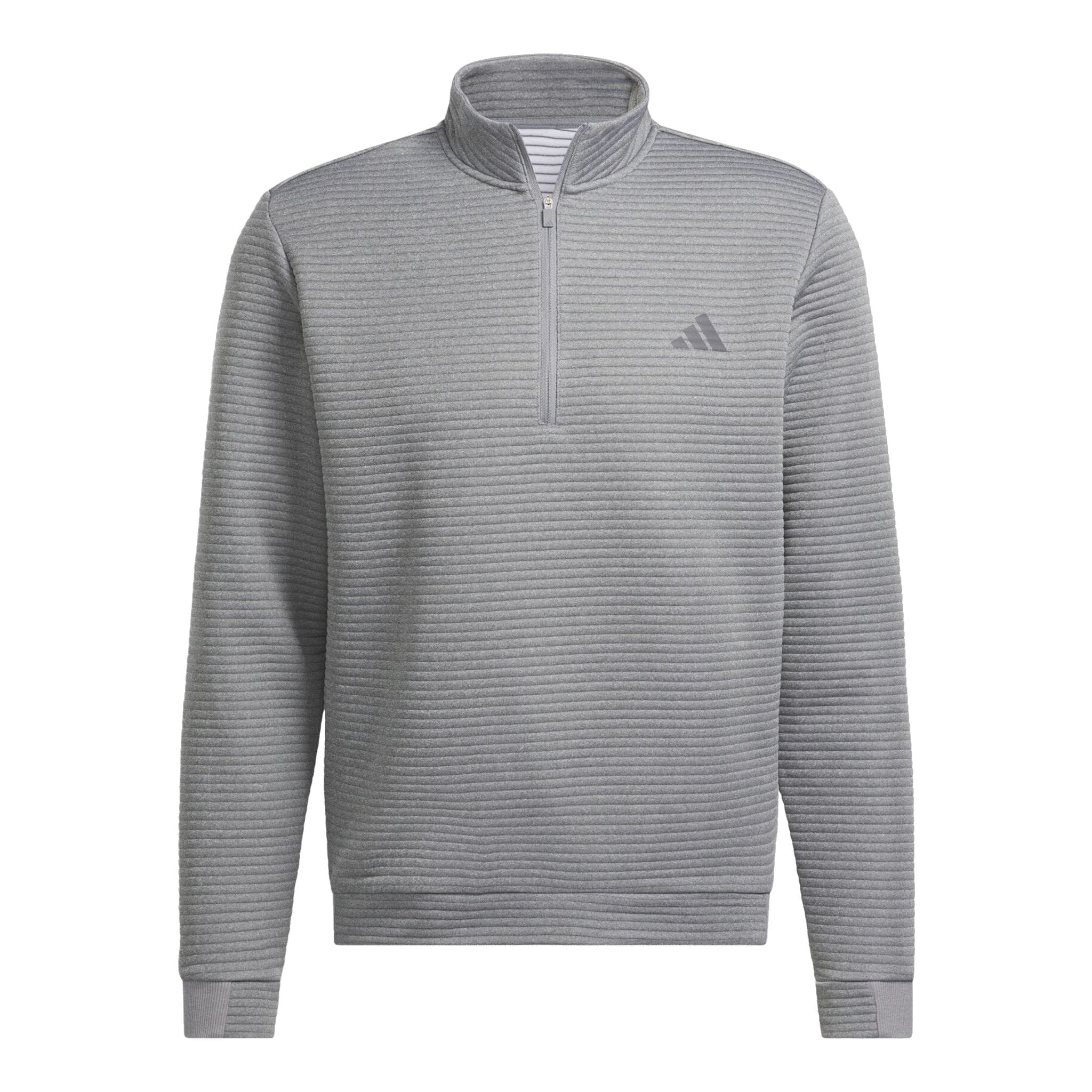 Pull Adidas Ultimate365 DWR texturé à fermeture éclair 1/4 pour homme