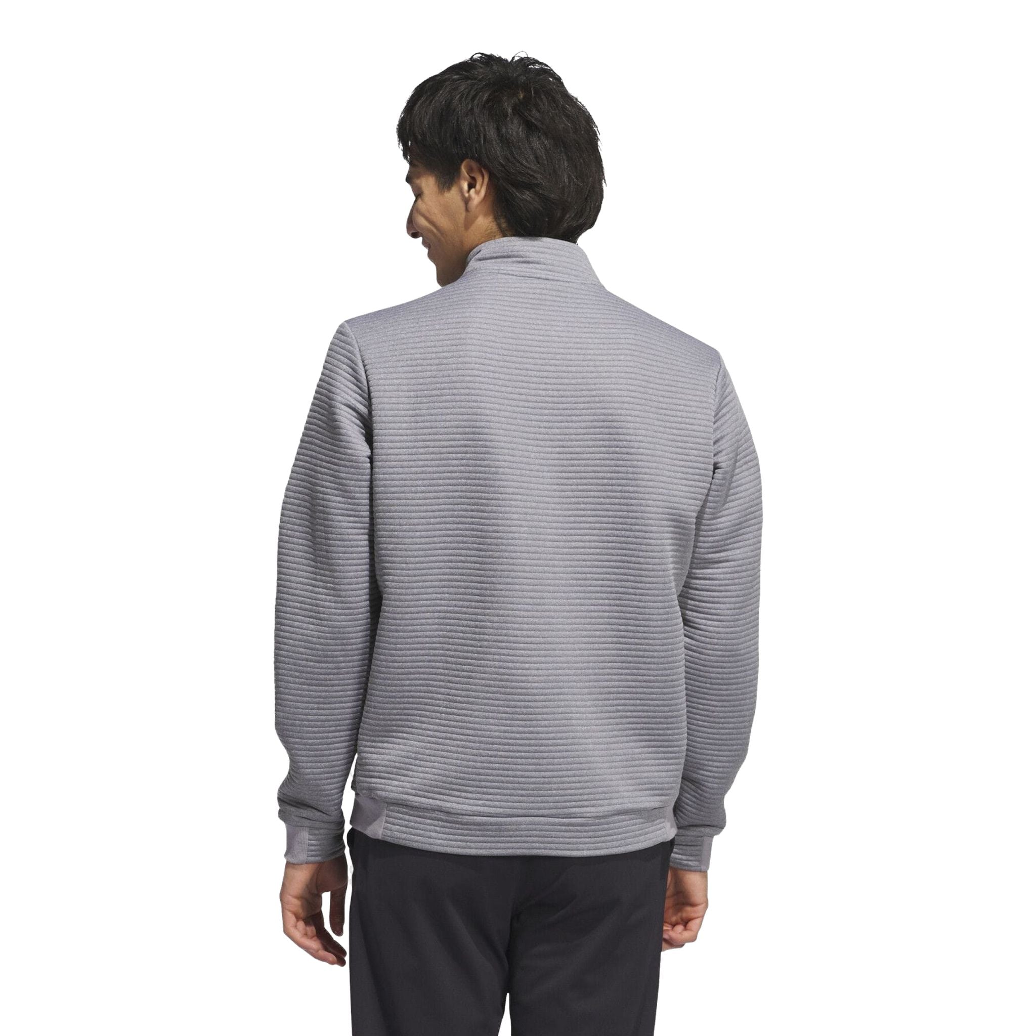 Pull Adidas Ultimate365 DWR texturé à fermeture éclair 1/4 pour homme