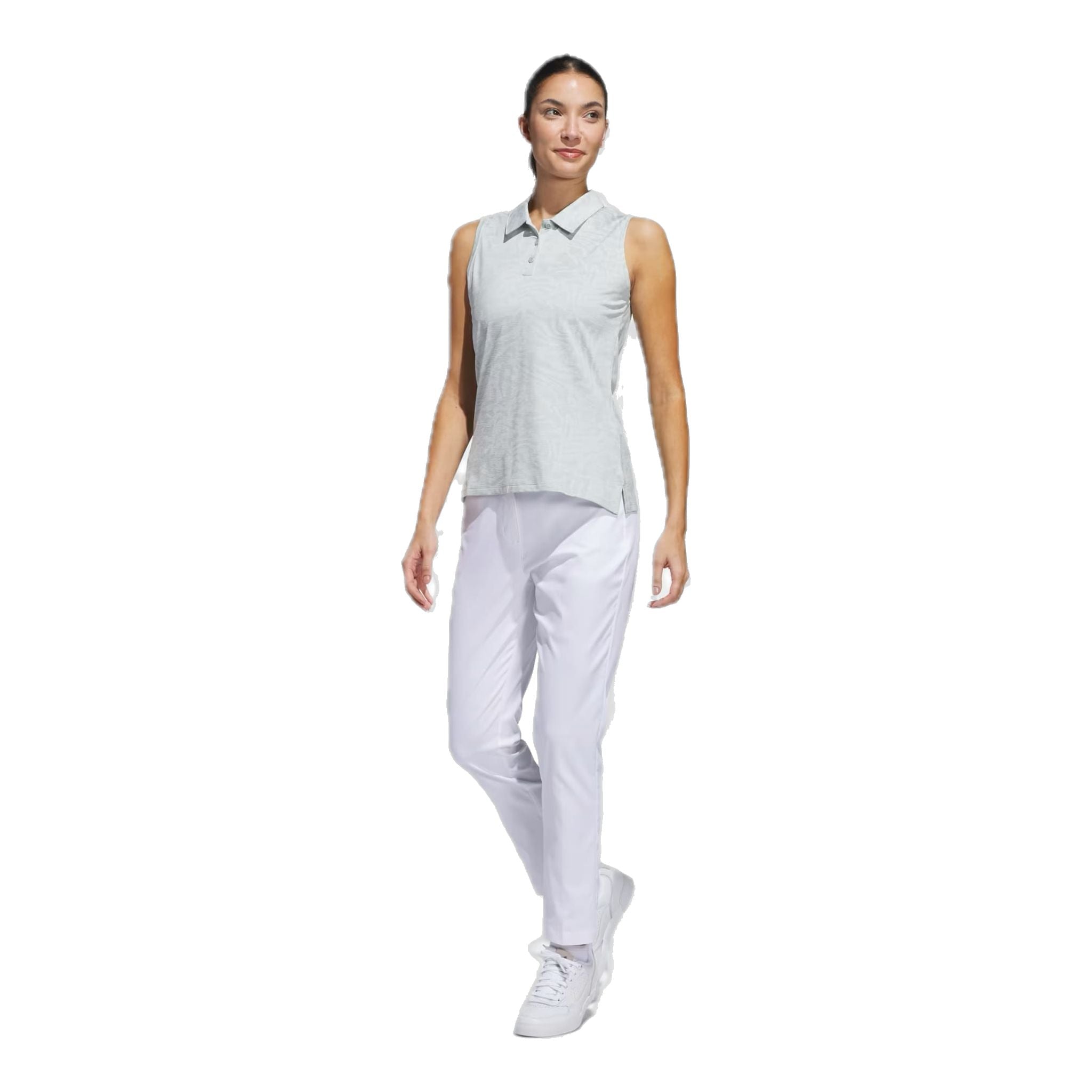 Polo sans manches Adidas Ultimate365 Jacquard pour femme