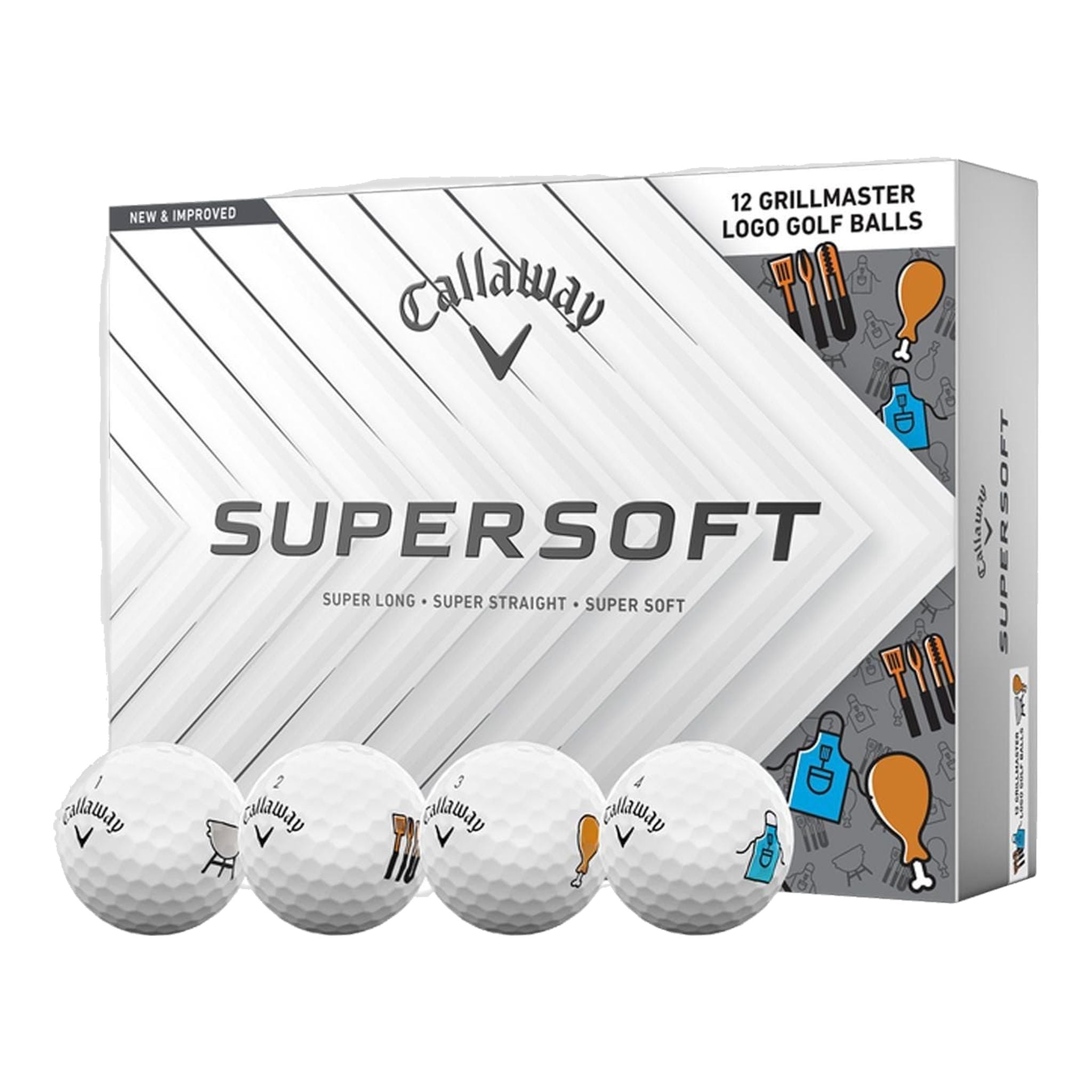 Balles de golf Callaway Supersoft 25 Grillmaster