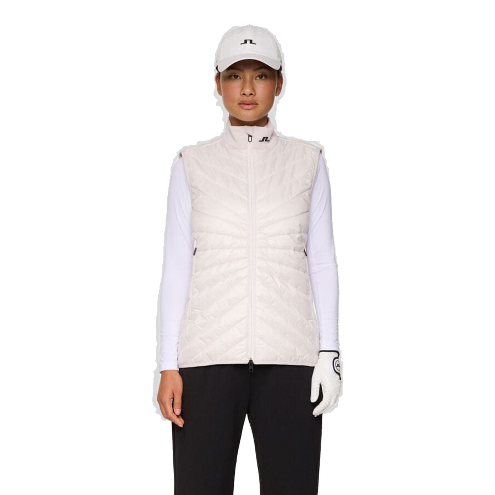 J. Lindeberg Madde Quilt Hybrid Gilet Femme
