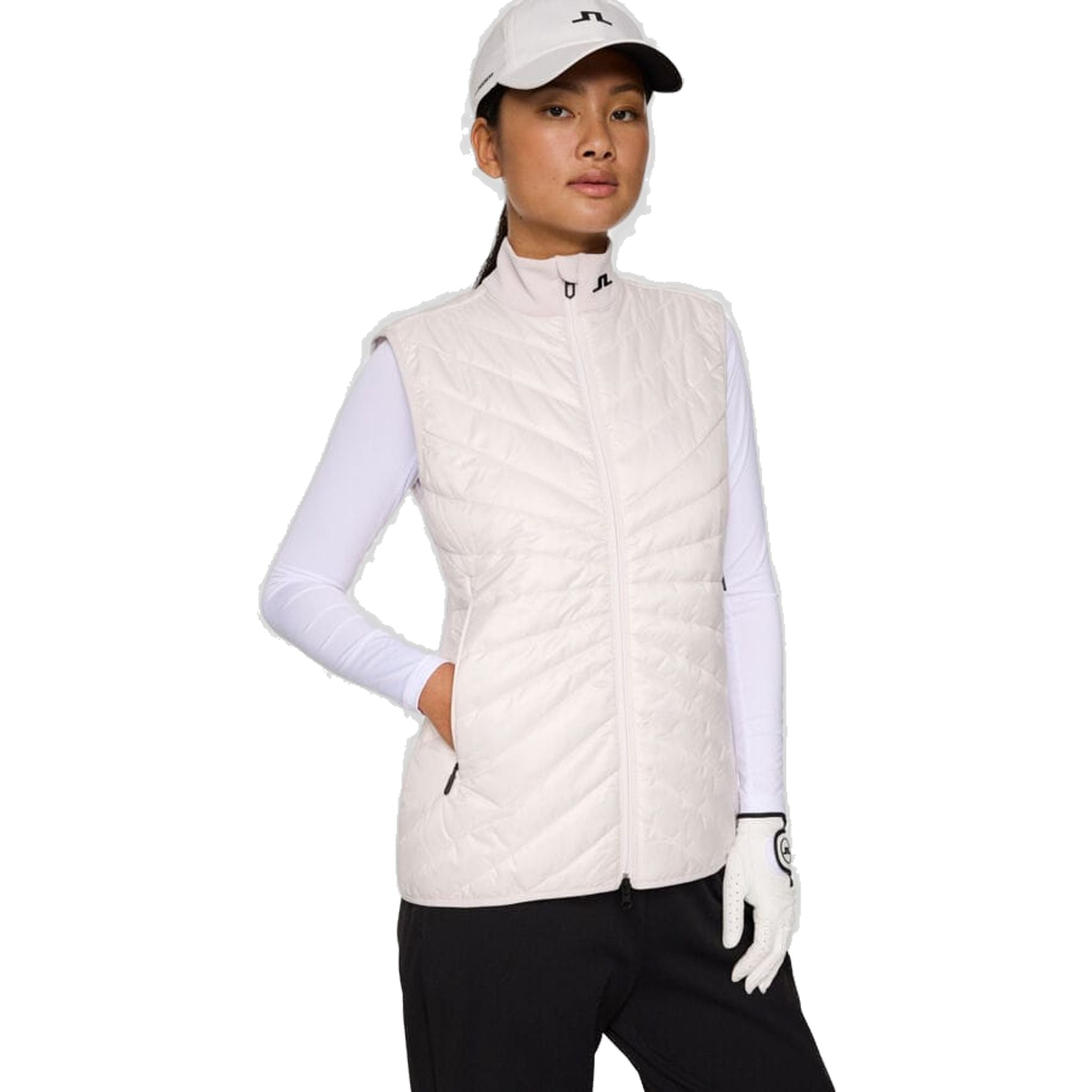 J. Lindeberg Madde Quilt Hybrid Gilet Femme