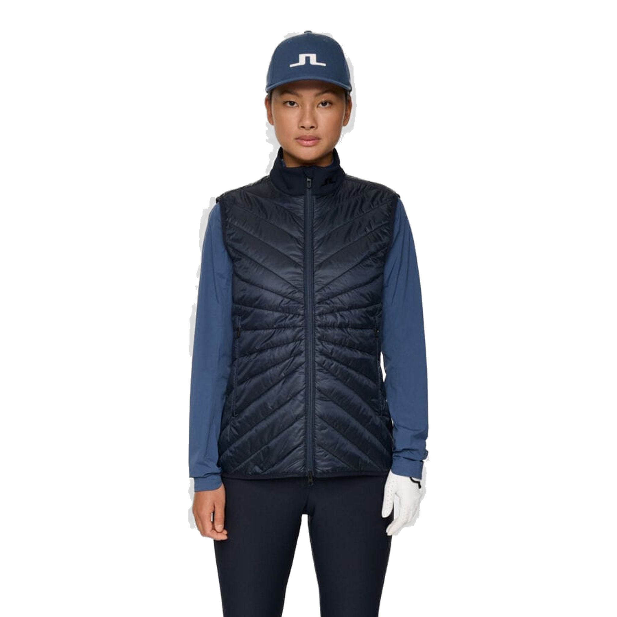 J. Lindeberg Madde Quilt Hybrid Gilet Femme