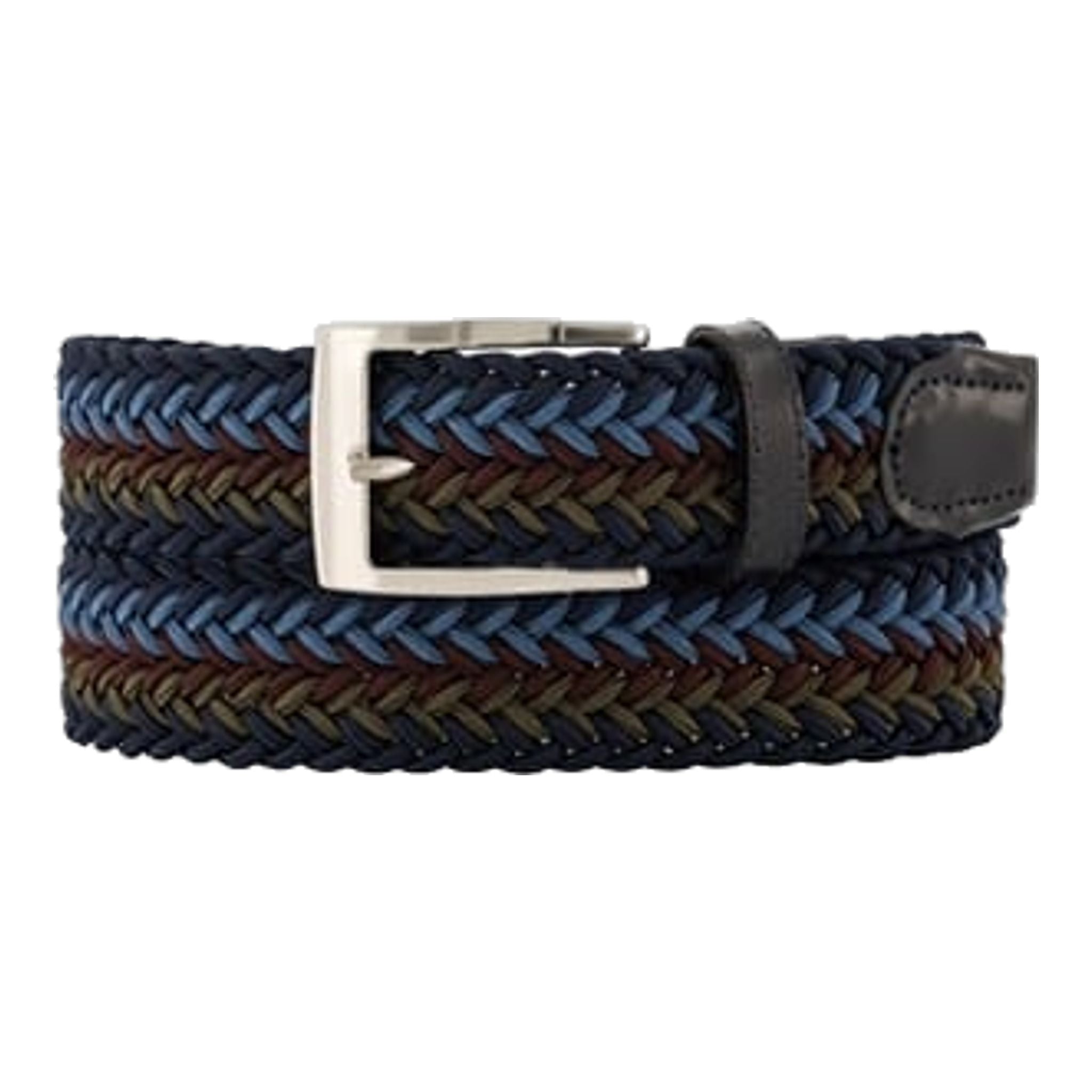 Ceinture tressée multicolore Alberto