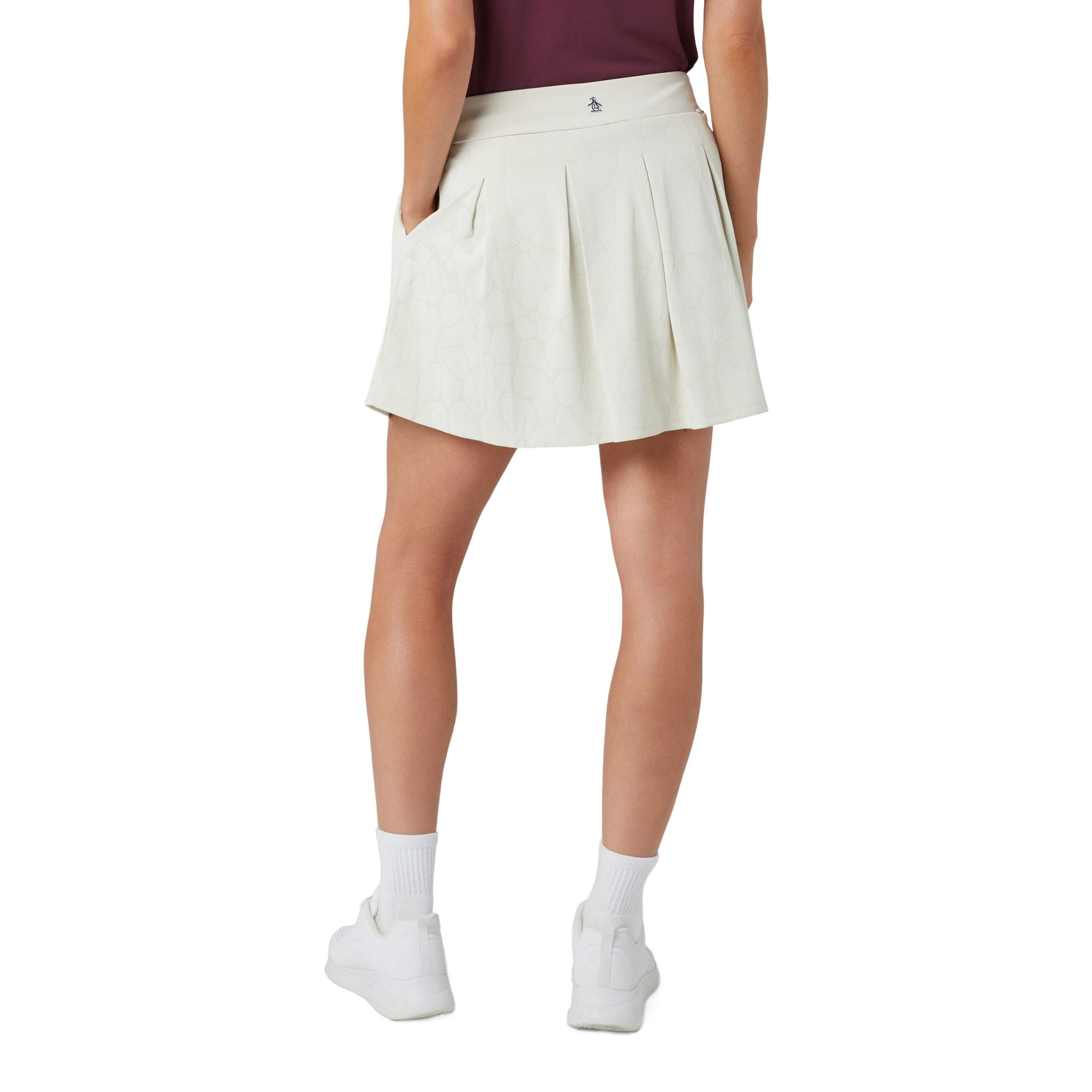 Jupe-short florale découpée au laser Original Penguin pour femme