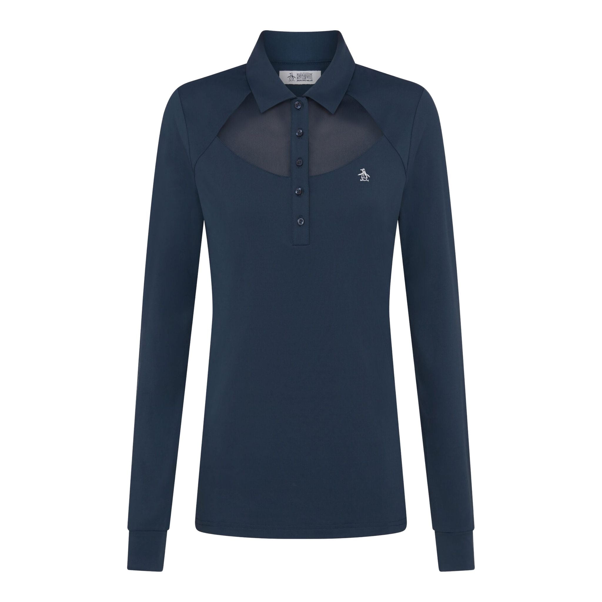 Polo à manches longues en maille Original Penguin pour femme