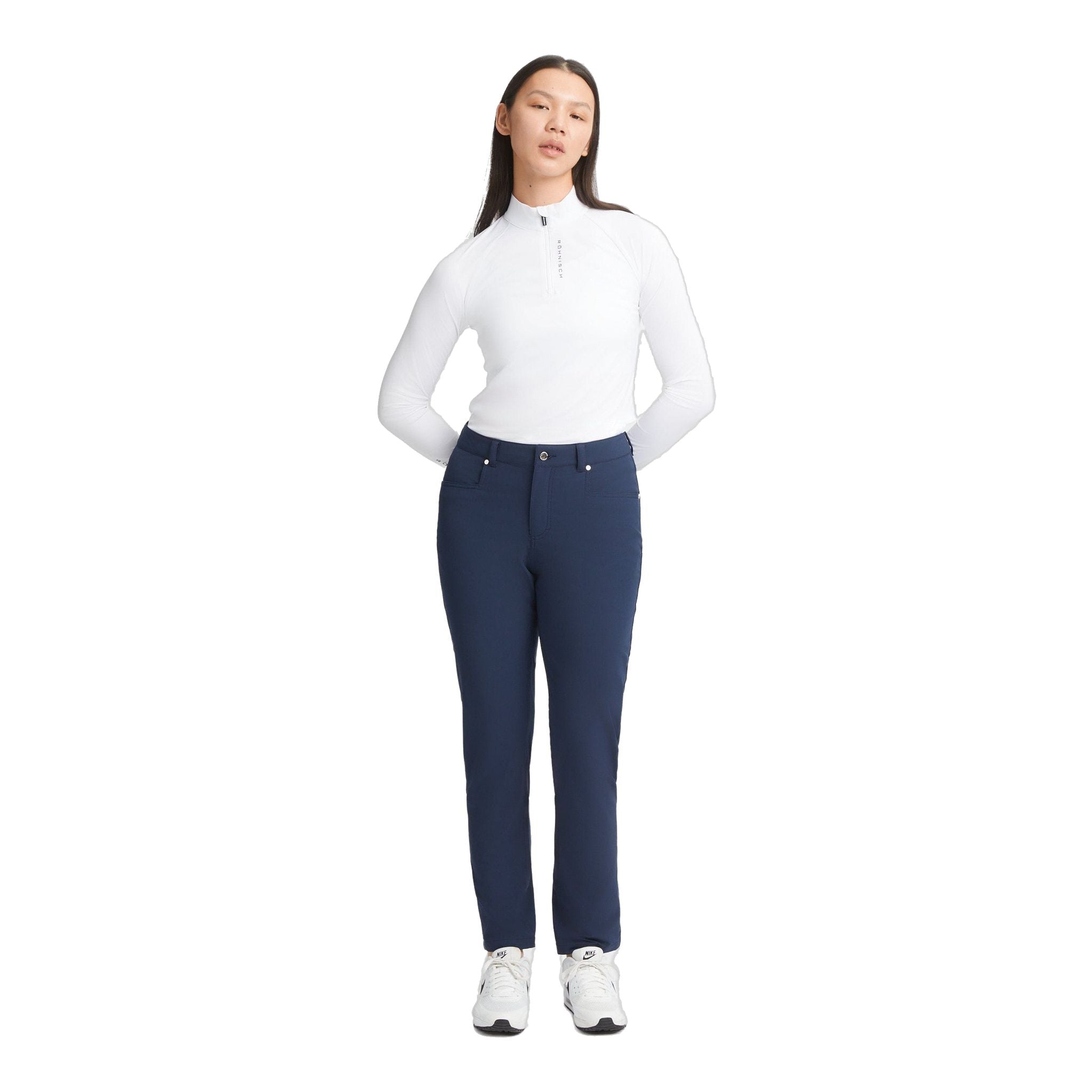 Pantalon de golf Röhnisch Chie brossé pour femme